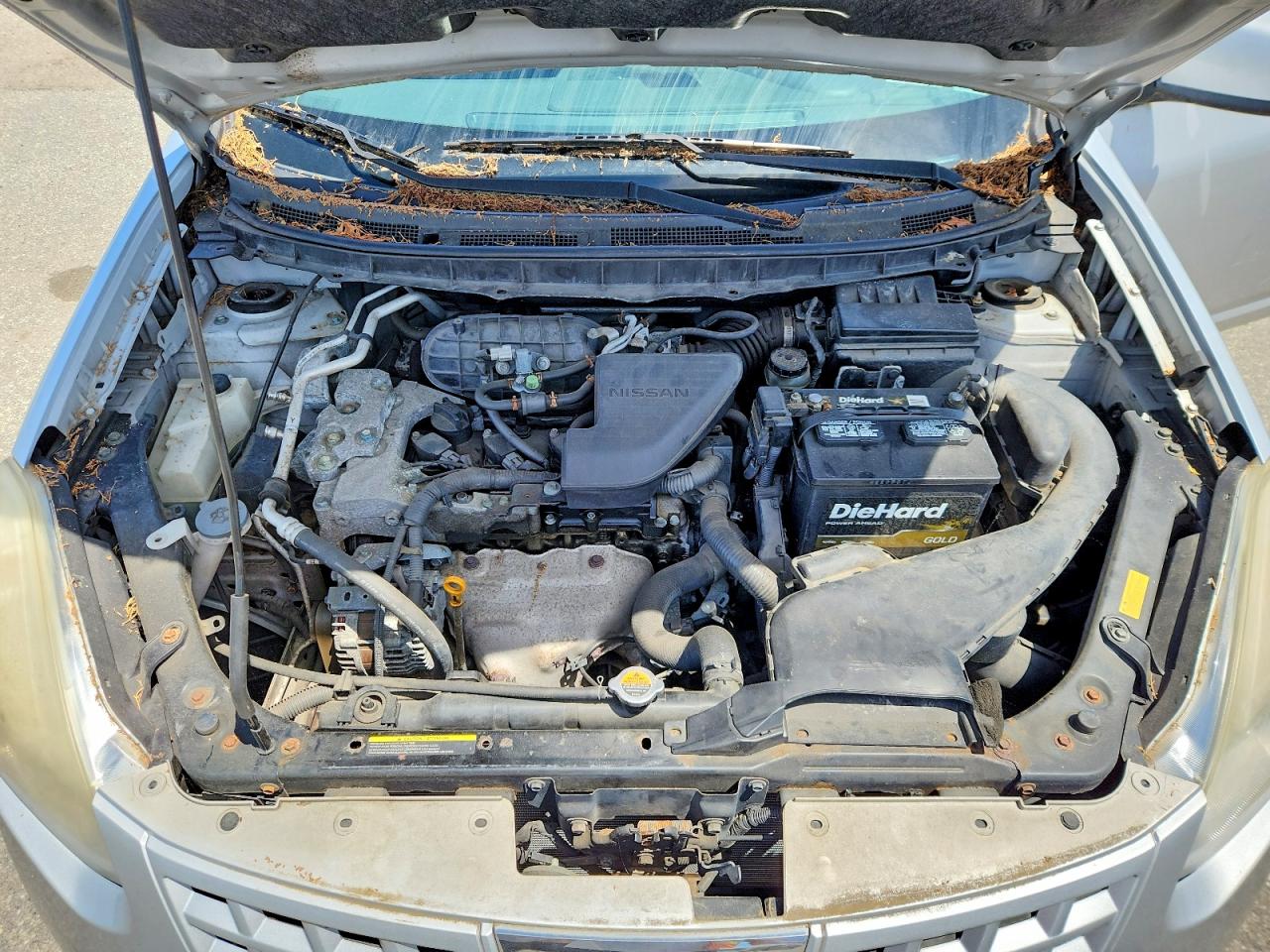 2009 Nissan Rogue Silver vin: JN8AS58V09W436552