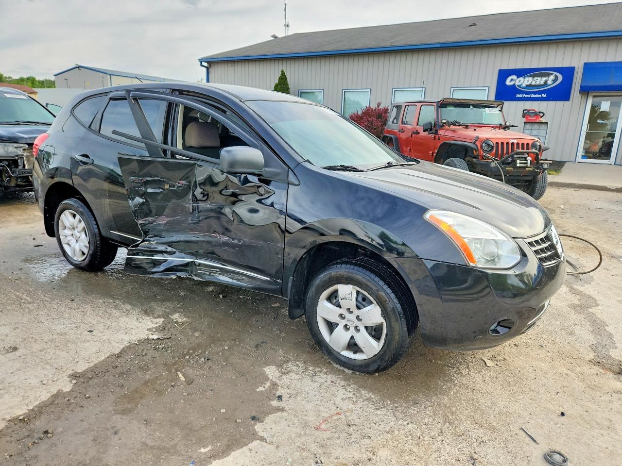 2009 Nissan Rogue S/sl Черный vin: JN8AS58V09W439399