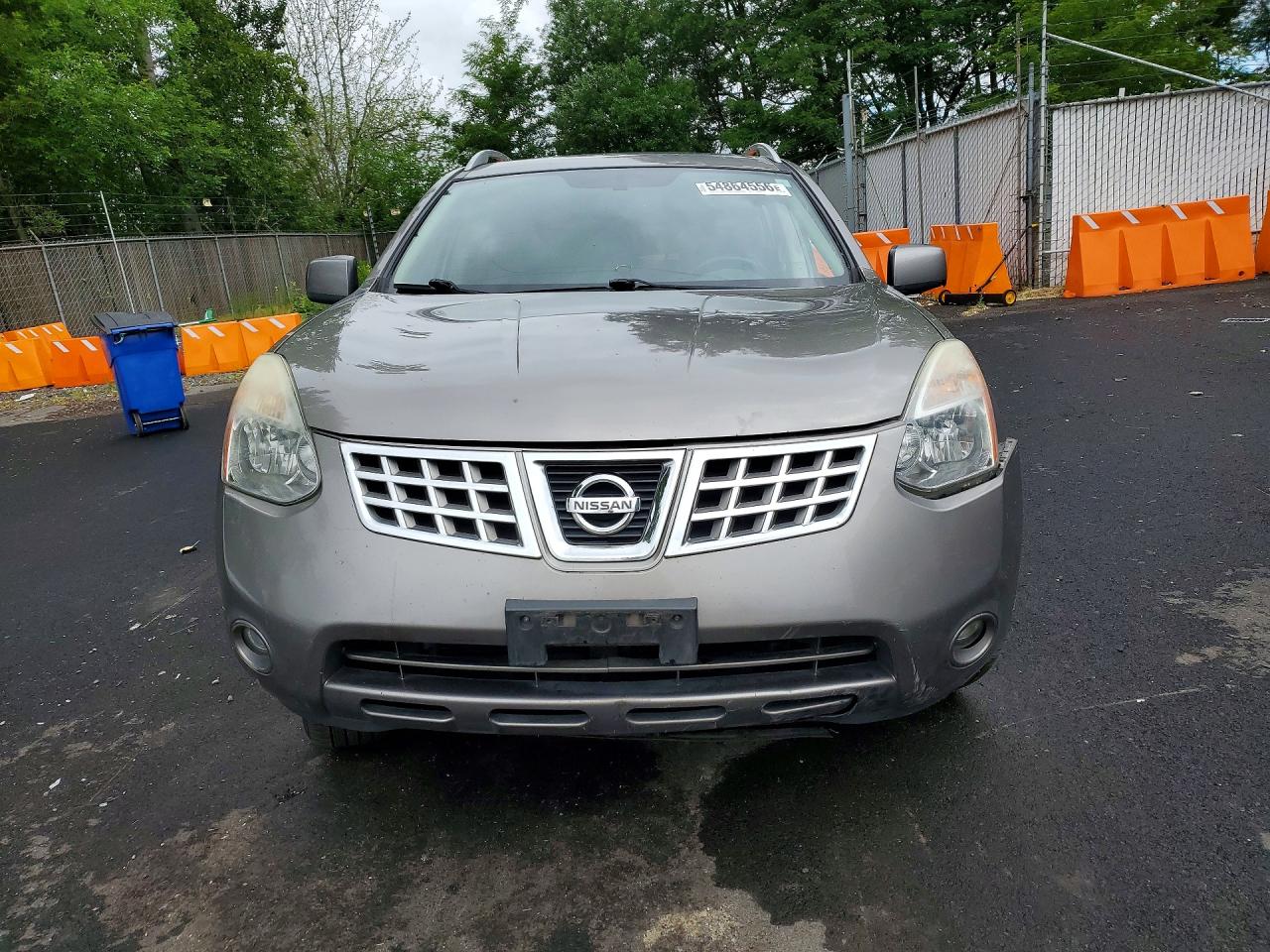 2009 Nissan Rogue Серый vin: JN8AS58V09W441556