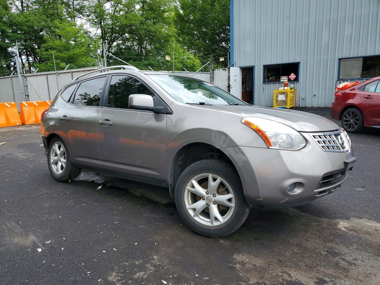 2009 Nissan Rogue Серый vin: JN8AS58V09W441556