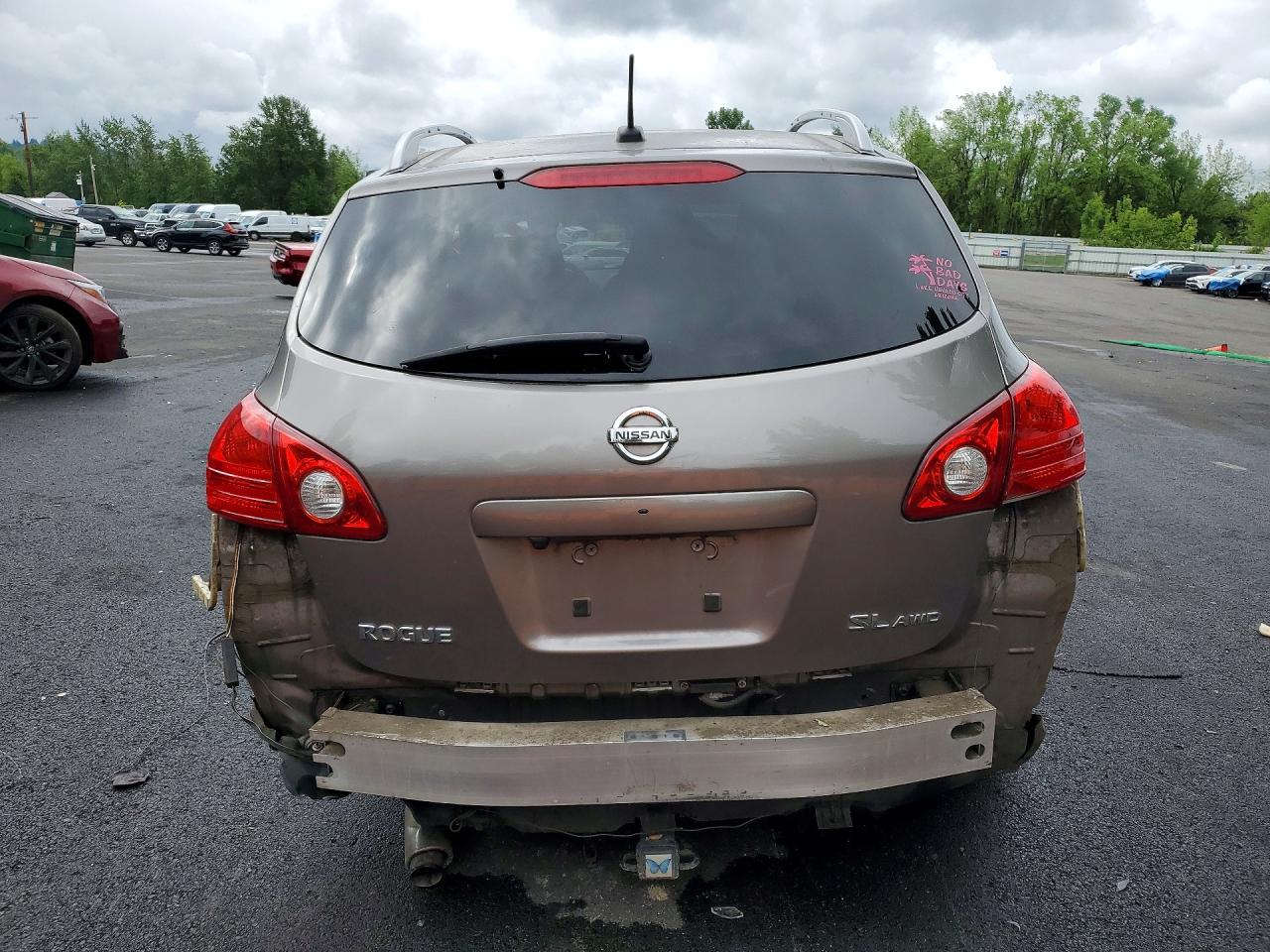 2009 Nissan Rogue Серый vin: JN8AS58V09W441556