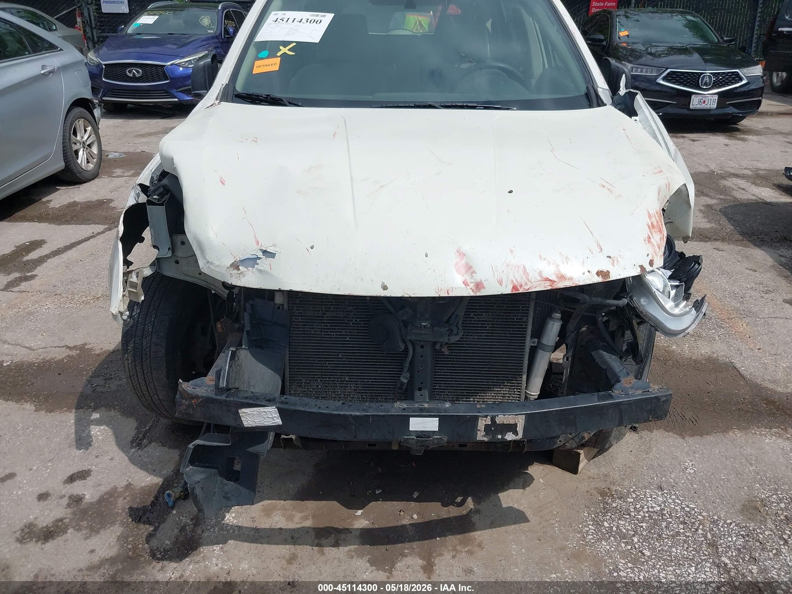 2009 Nissan Rogue S White vin: JN8AS58V09W443453
