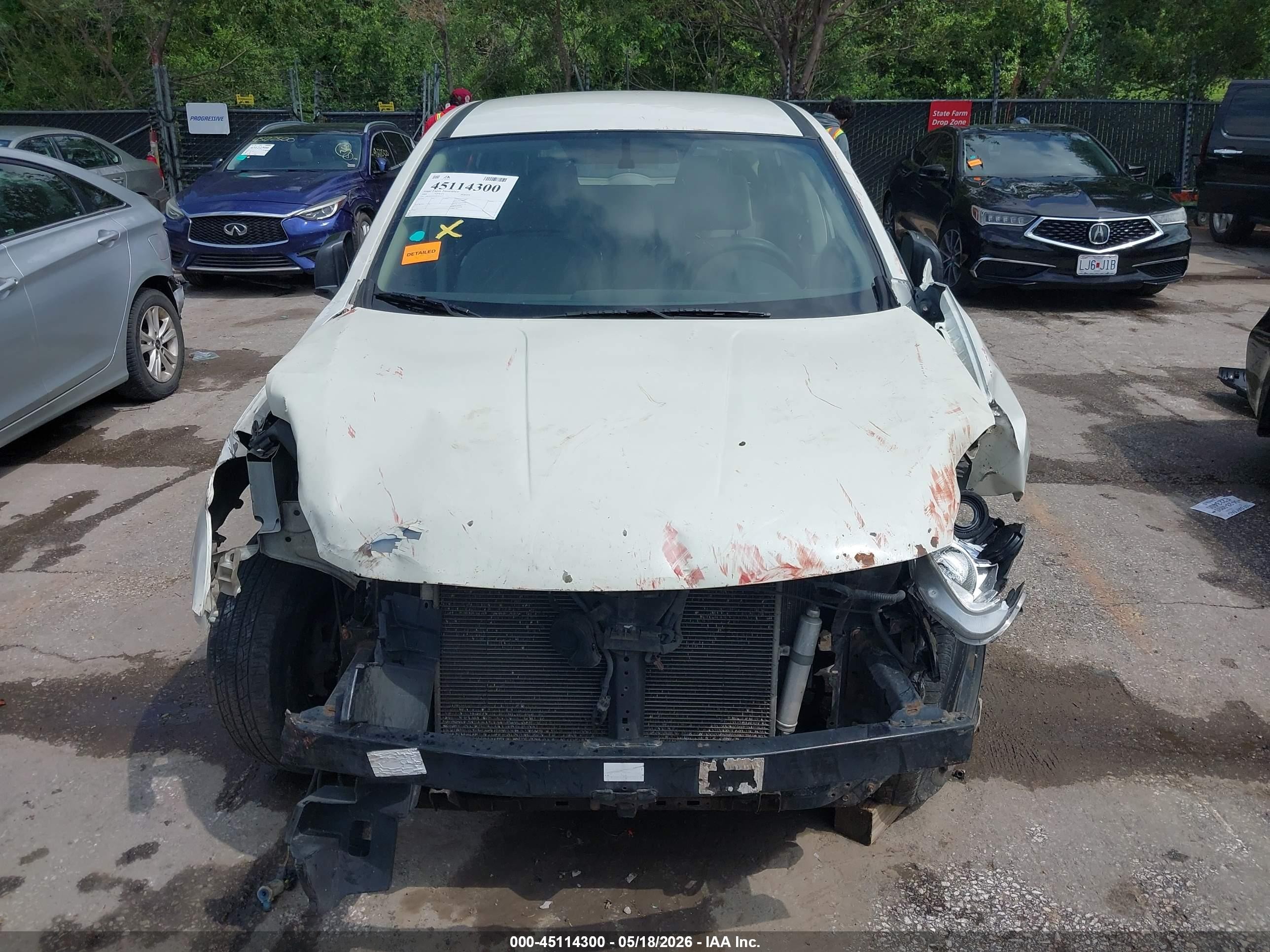2009 Nissan Rogue S White vin: JN8AS58V09W443453
