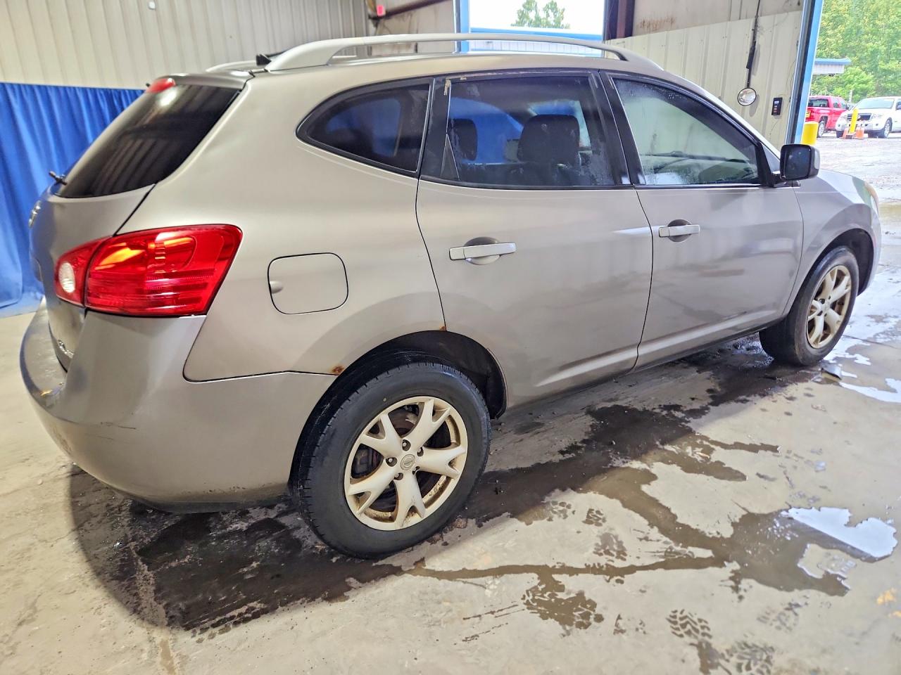 2009 Nissan Rogue S Silver vin: JN8AS58V09W447826