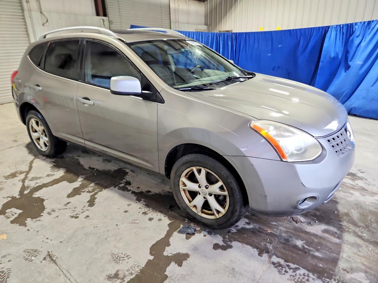 2009 Nissan Rogue S Silver vin: JN8AS58V09W447826