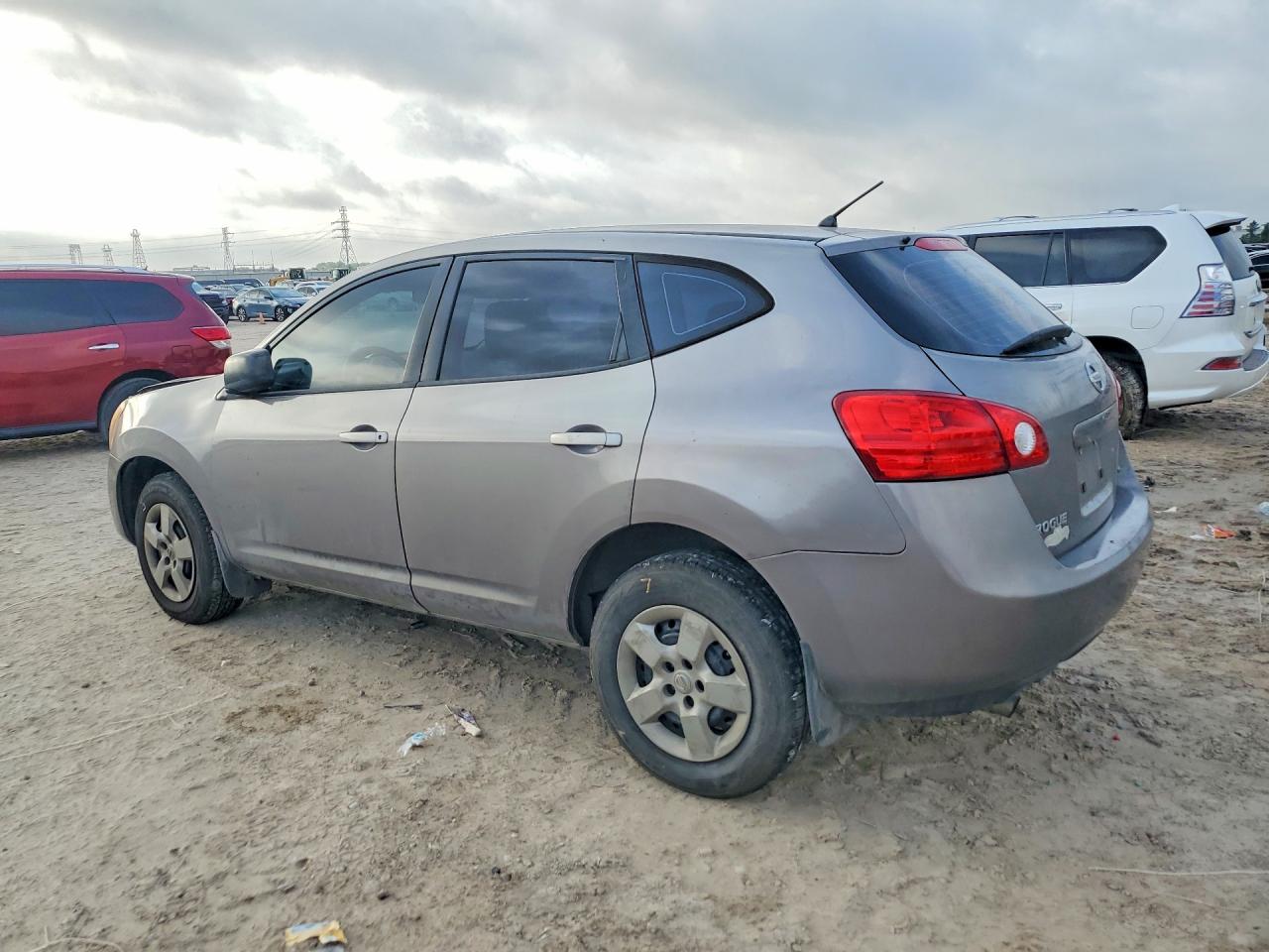 2009 Nissan Rogue S Silver vin: JN8AS58V09W447924