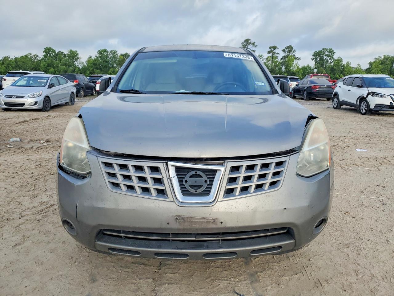 2009 Nissan Rogue S Silver vin: JN8AS58V09W447924