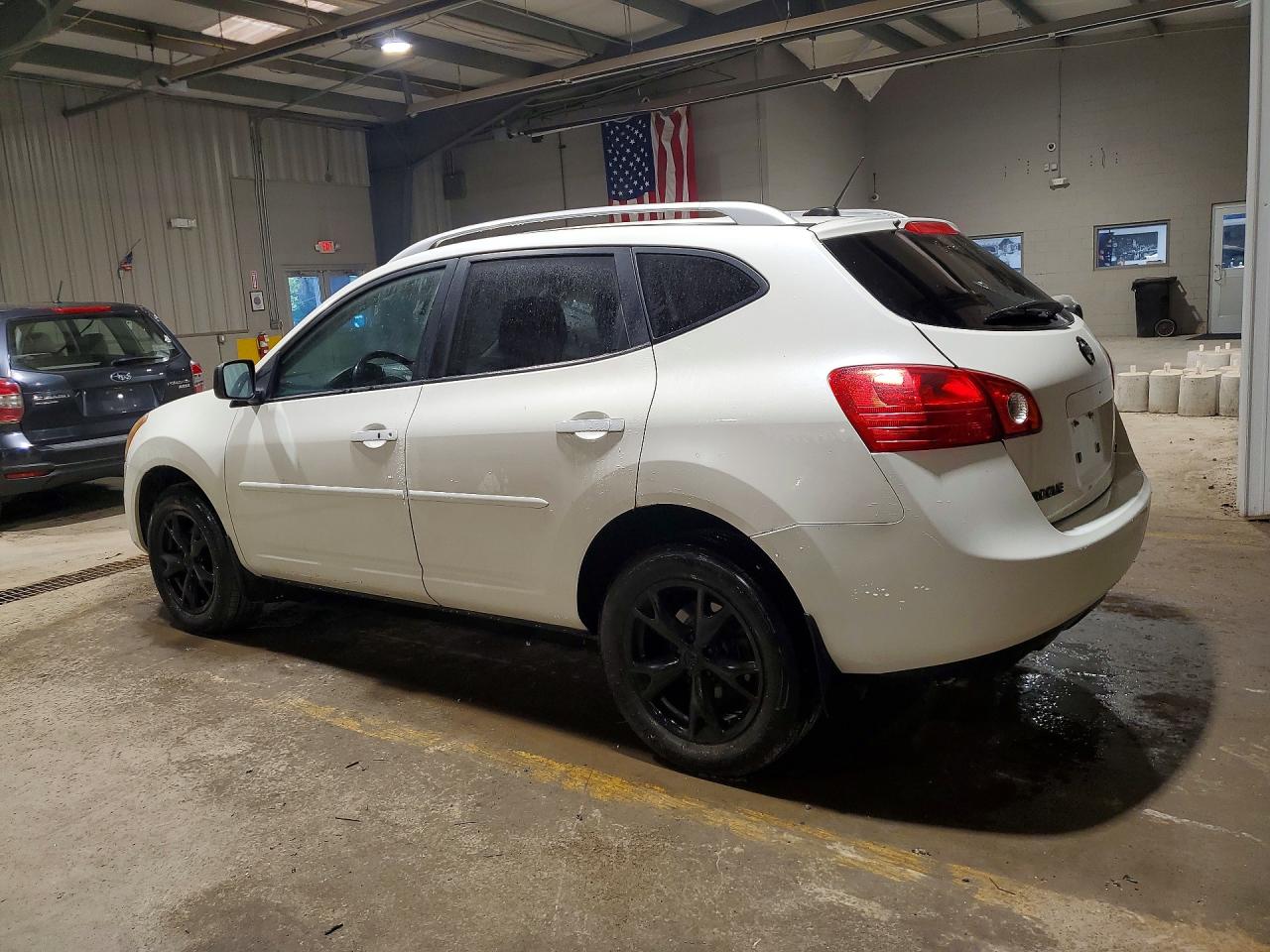 2008 Nissan Rogue S White vin: JN8AS58V18W103243