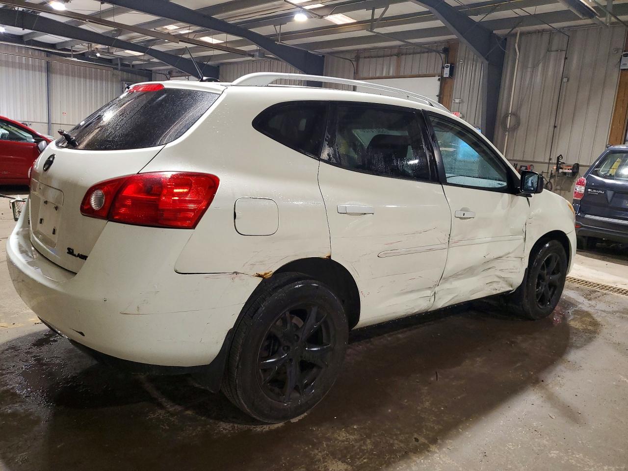 2008 Nissan Rogue S White vin: JN8AS58V18W103243