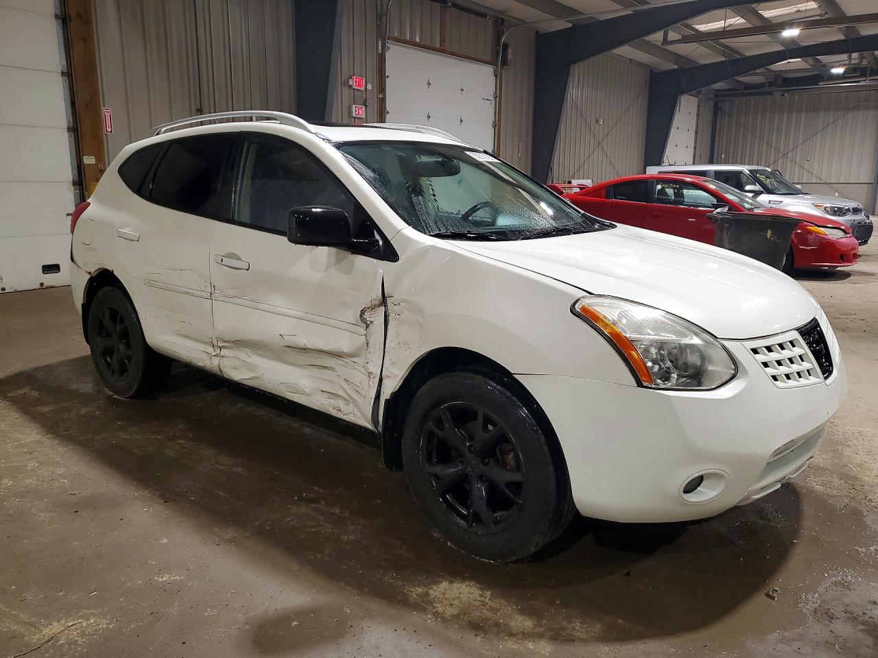 2008 Nissan Rogue S White vin: JN8AS58V18W103243