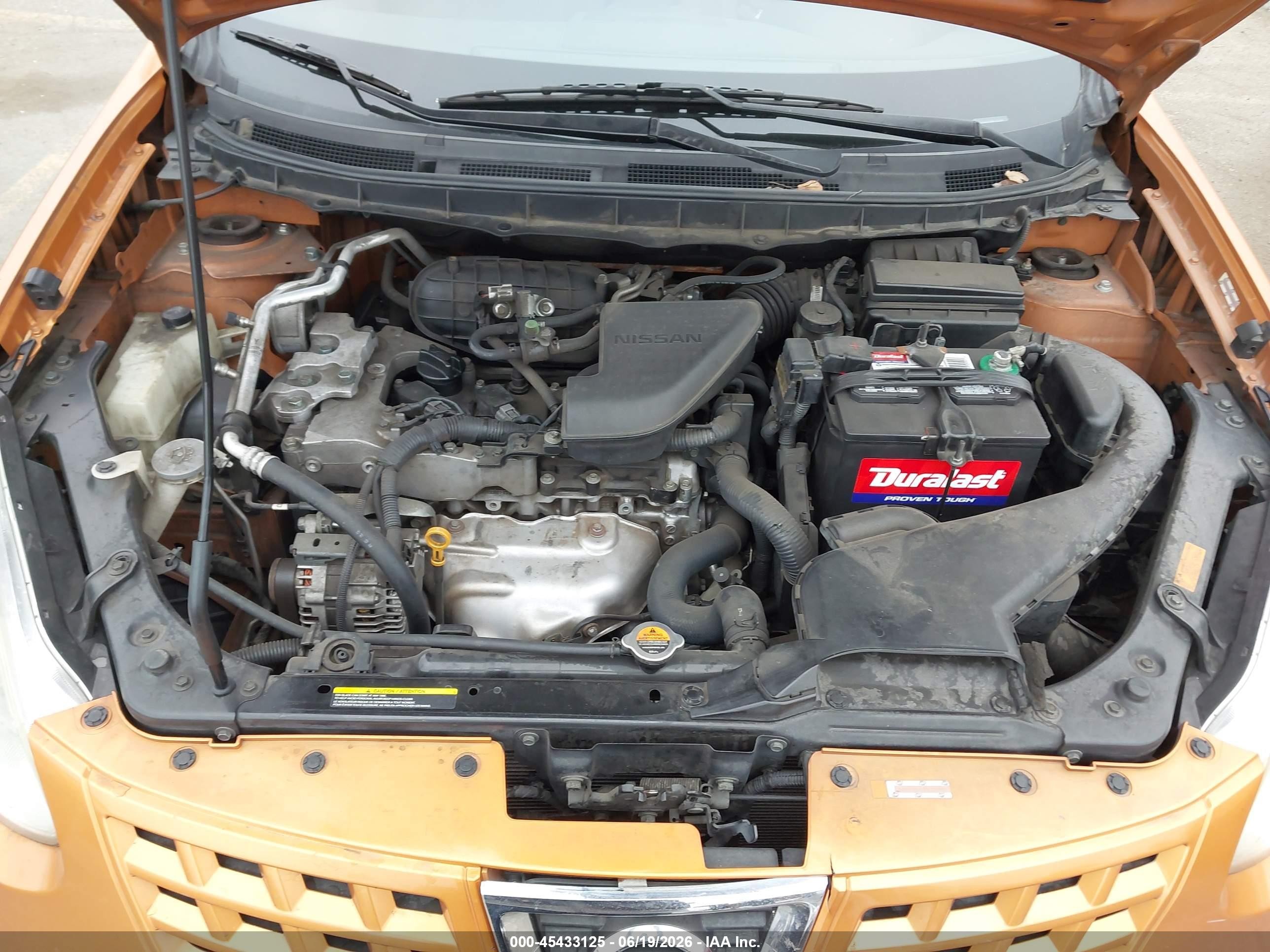 2008 Nissan Rogue Sl Orange vin: JN8AS58V18W111150