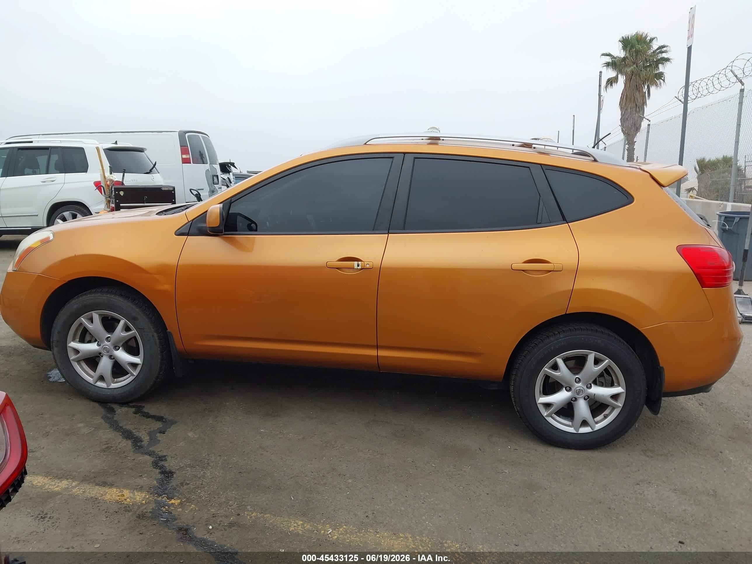 2008 Nissan Rogue Sl Orange vin: JN8AS58V18W111150