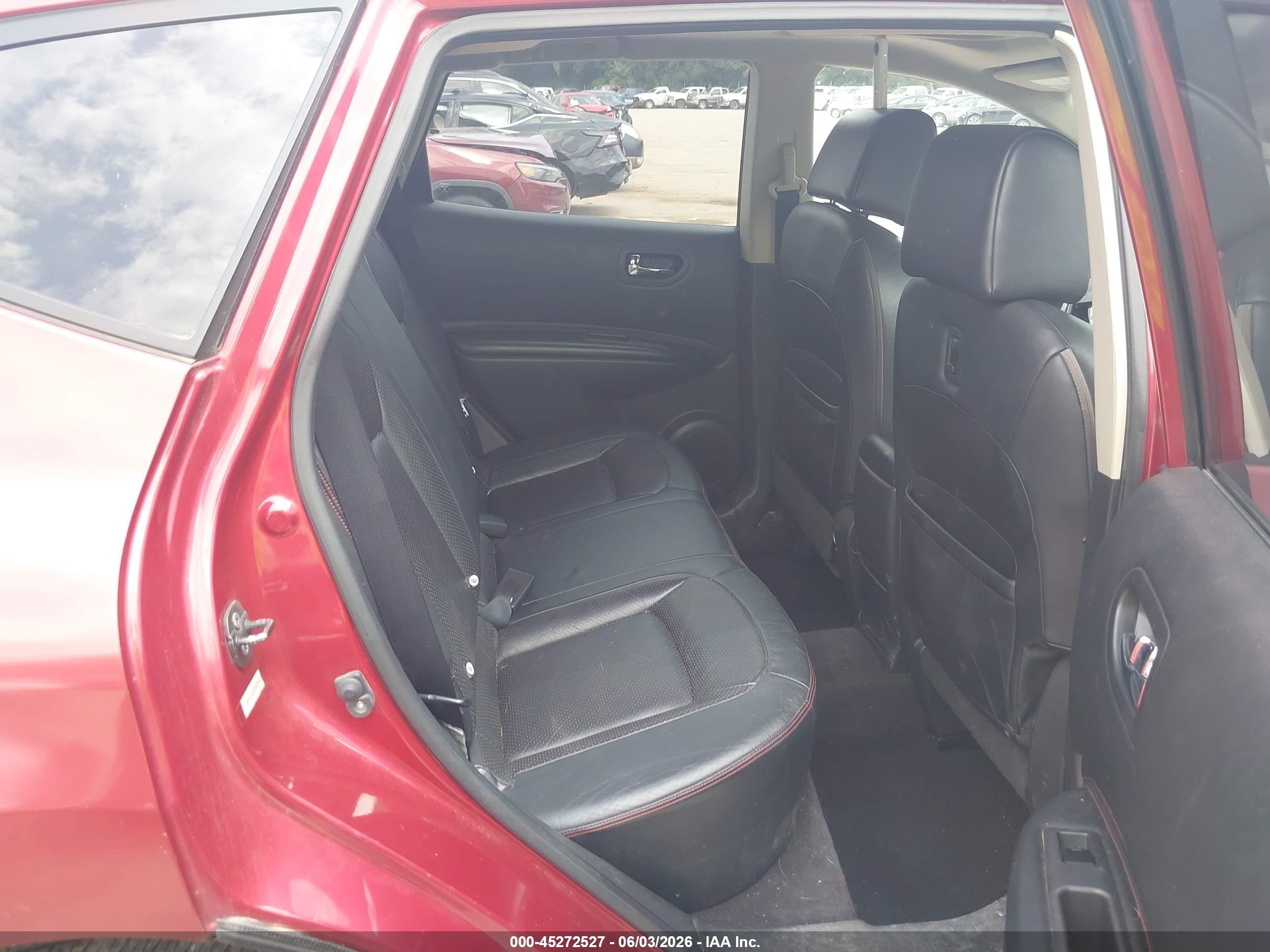 2008 Nissan Rogue Sl Red vin: JN8AS58V18W127798