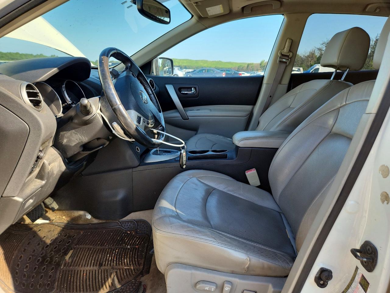 2008 Nissan Rogue S White vin: JN8AS58V18W400495