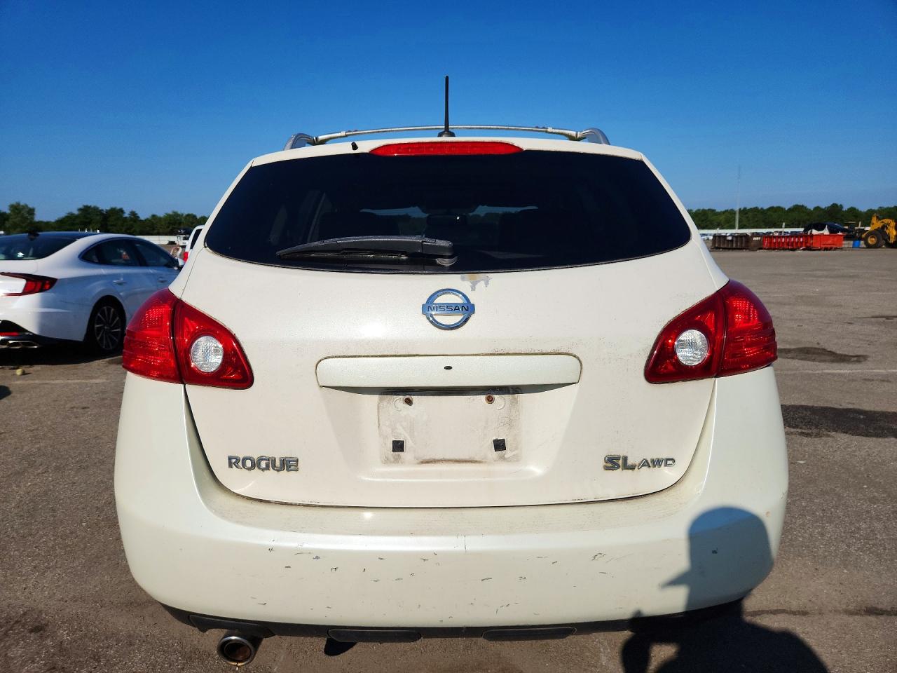 2008 Nissan Rogue S White vin: JN8AS58V18W400495