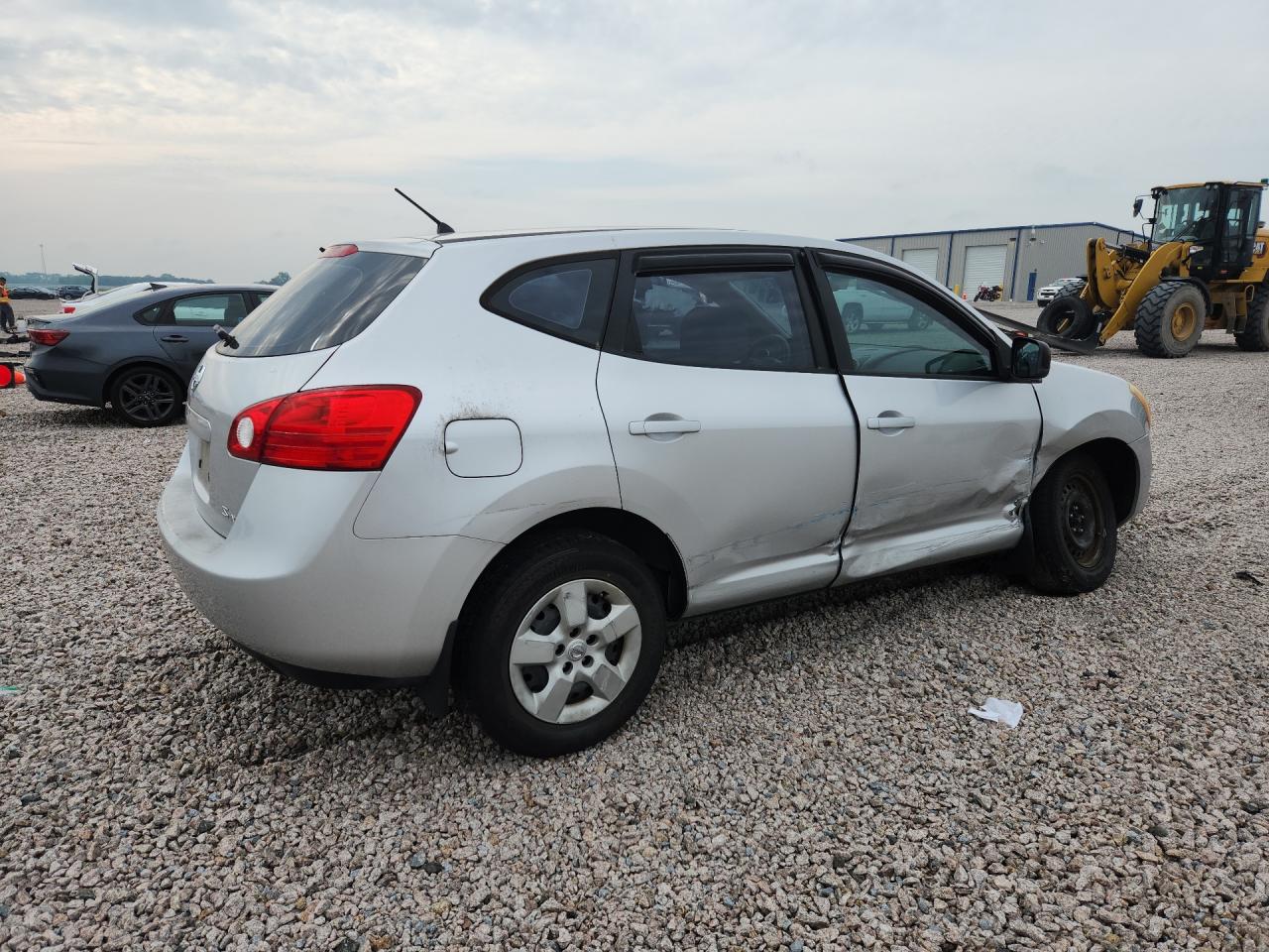 2008 Nissan Rogue S Silver vin: JN8AS58V18W404112