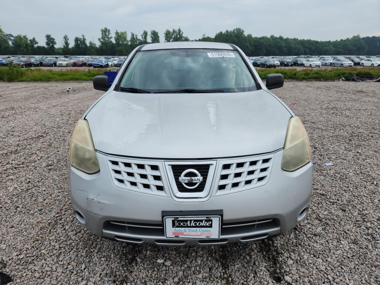 2008 Nissan Rogue S Silver vin: JN8AS58V18W404112