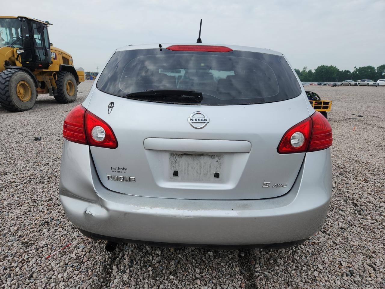 2008 Nissan Rogue S Silver vin: JN8AS58V18W404112