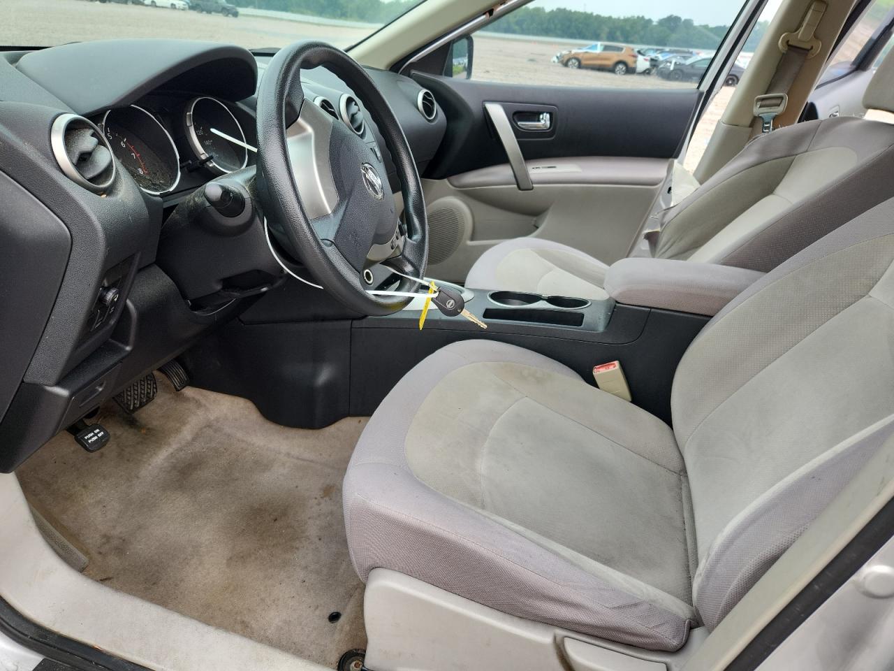2008 Nissan Rogue S Silver vin: JN8AS58V18W404112