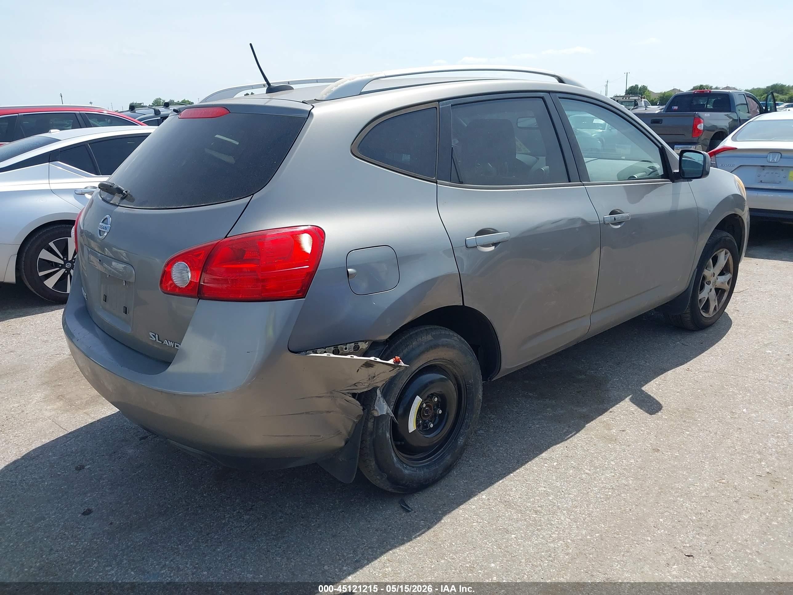2008 Nissan Rogue Sl Silver vin: JN8AS58V18W405356