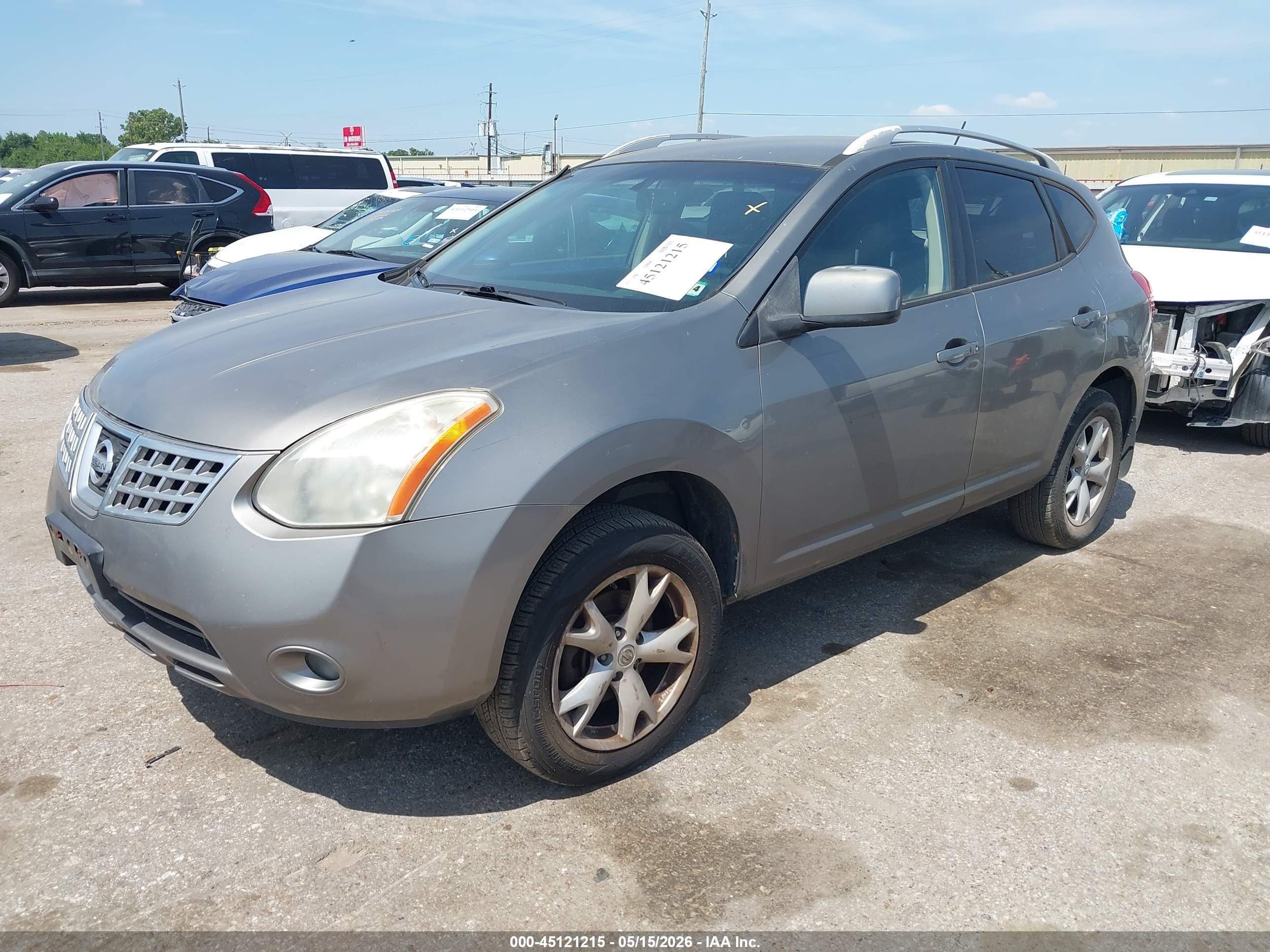 2008 Nissan Rogue Sl Silver vin: JN8AS58V18W405356