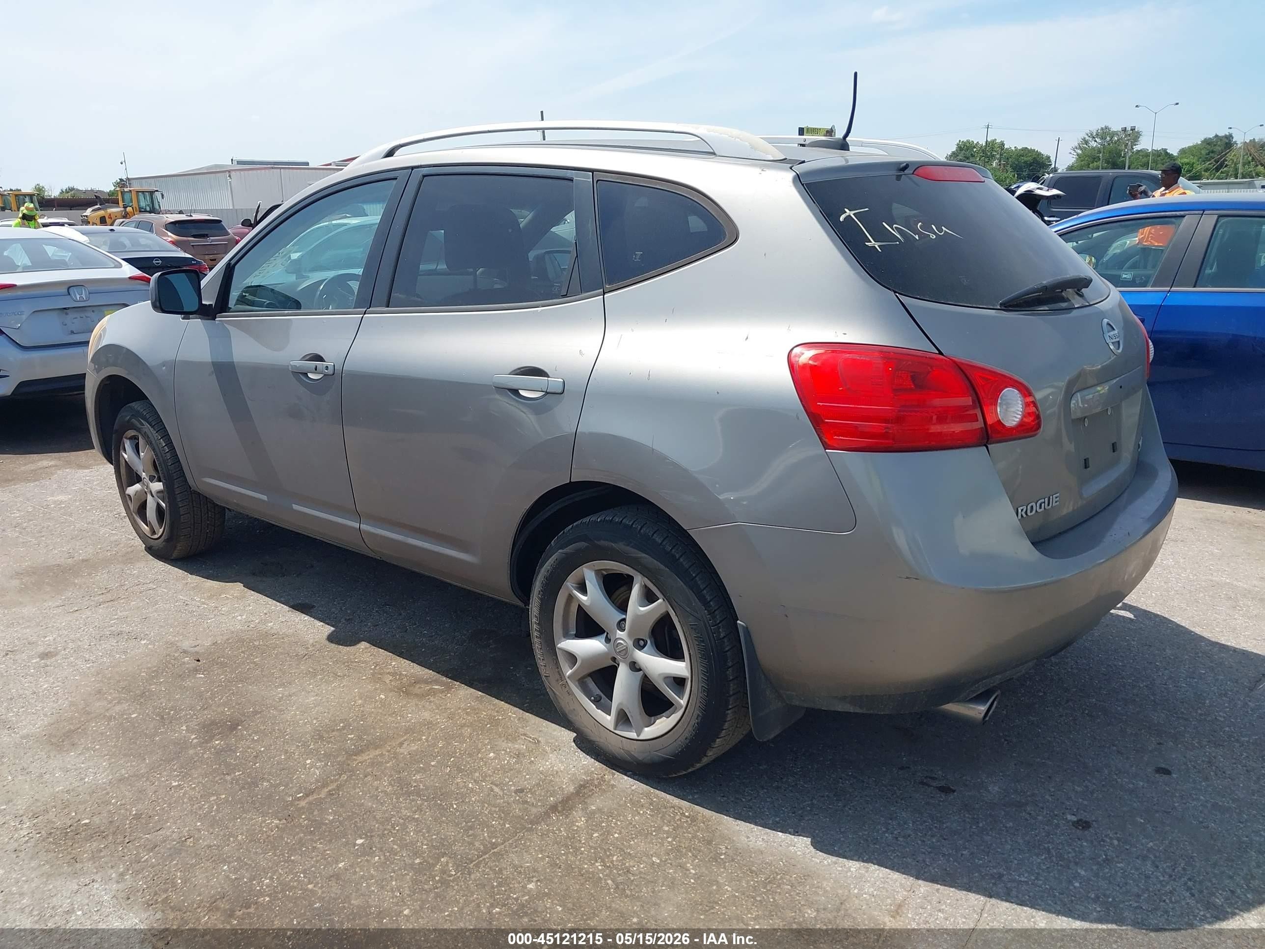 2008 Nissan Rogue Sl Silver vin: JN8AS58V18W405356