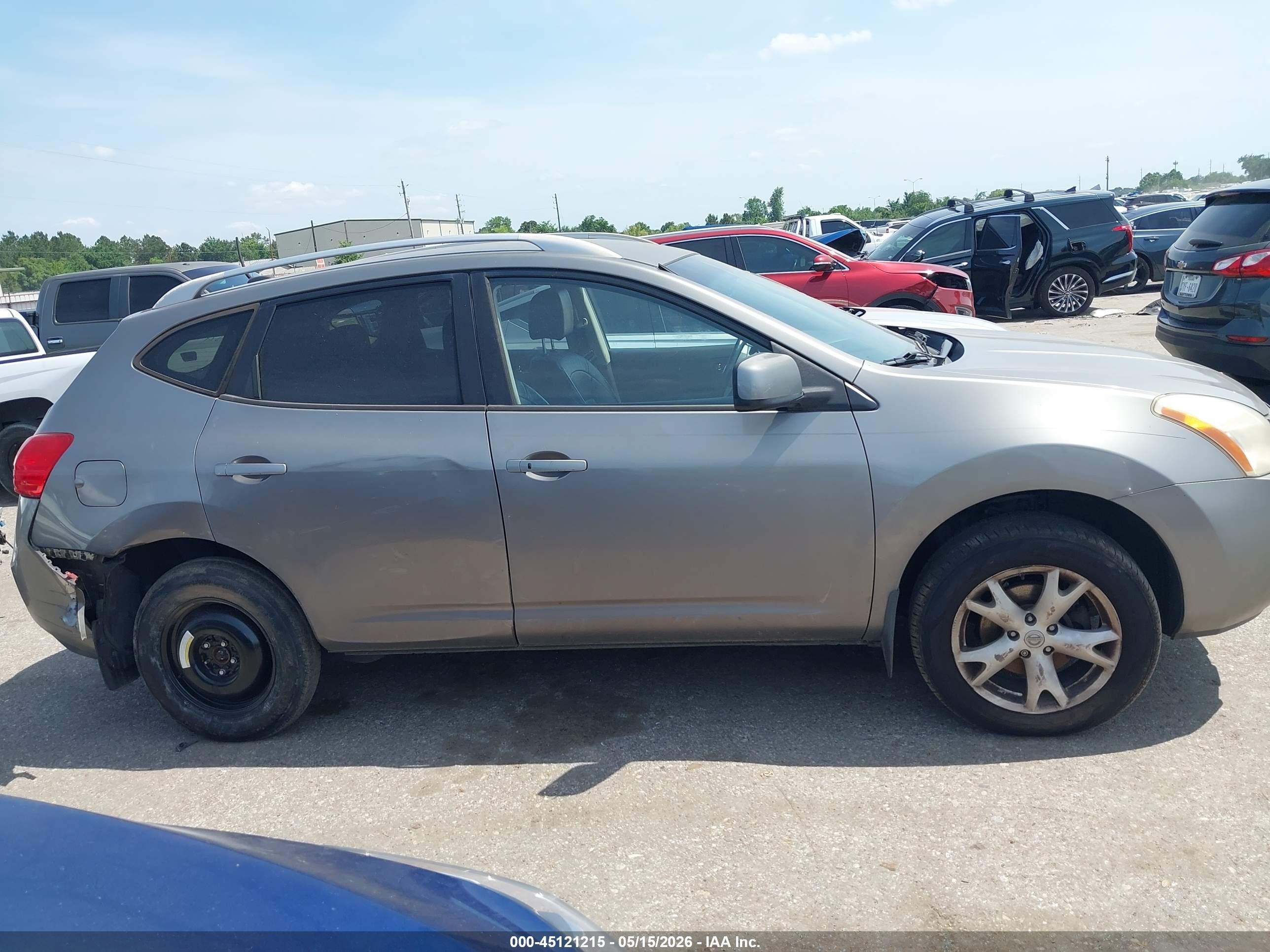 2008 Nissan Rogue Sl Silver vin: JN8AS58V18W405356