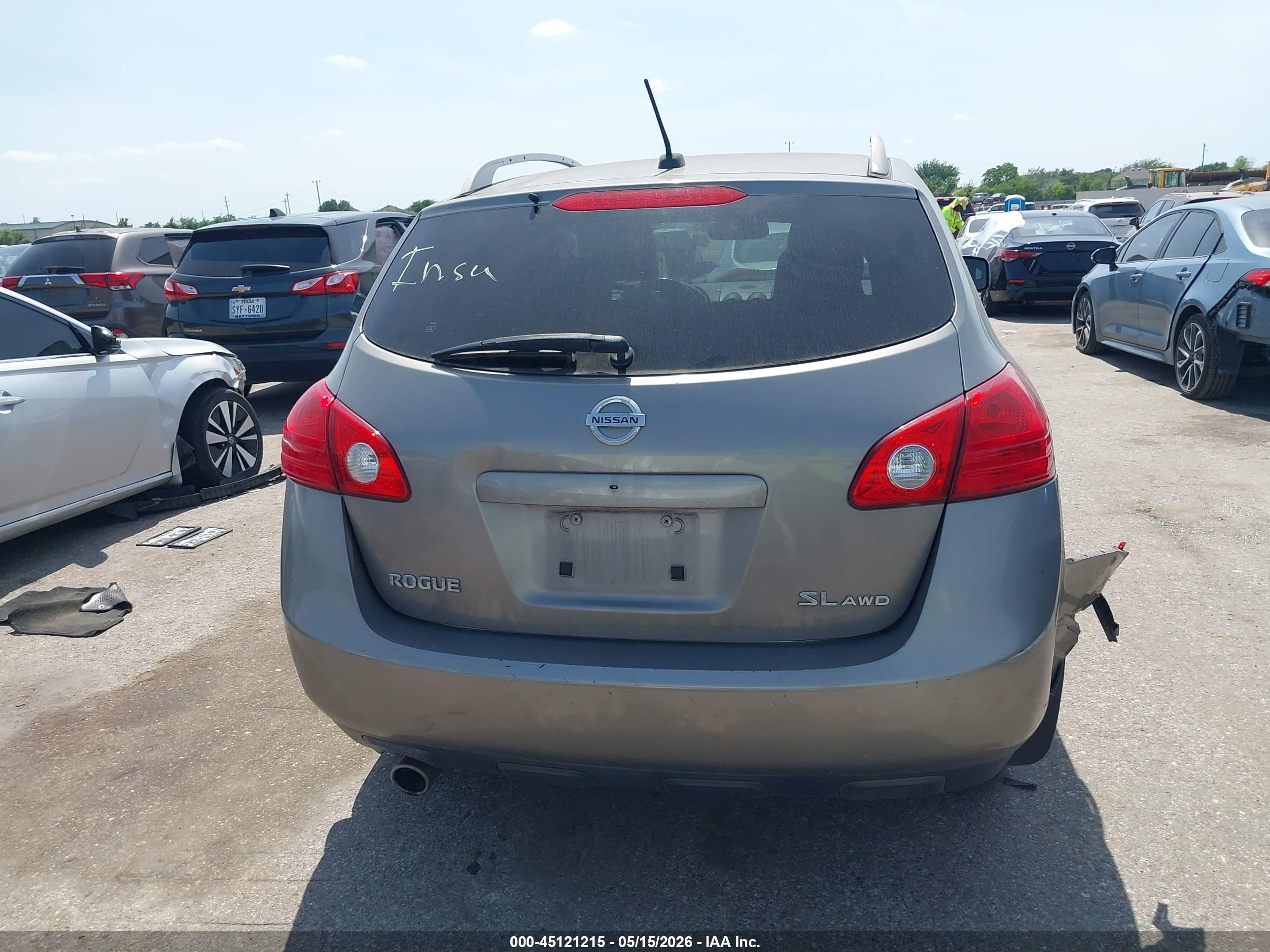 2008 Nissan Rogue Sl Silver vin: JN8AS58V18W405356