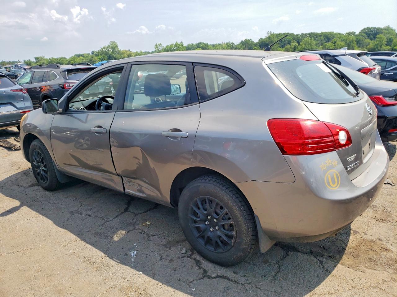 2008 Nissan Rogue S Серый vin: JN8AS58V18W408080