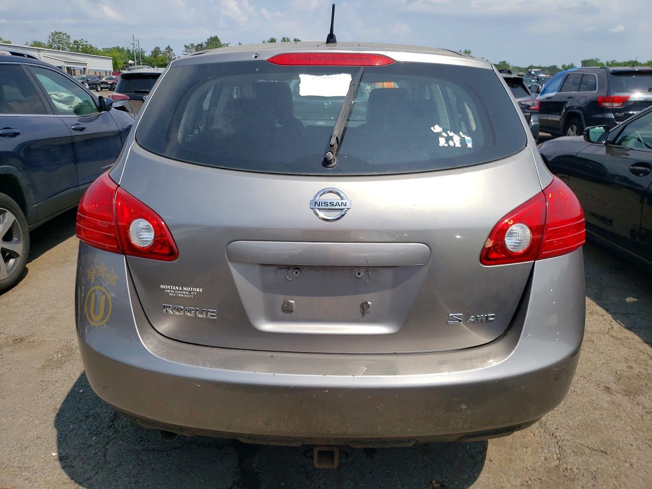 2008 Nissan Rogue S Серый vin: JN8AS58V18W408080