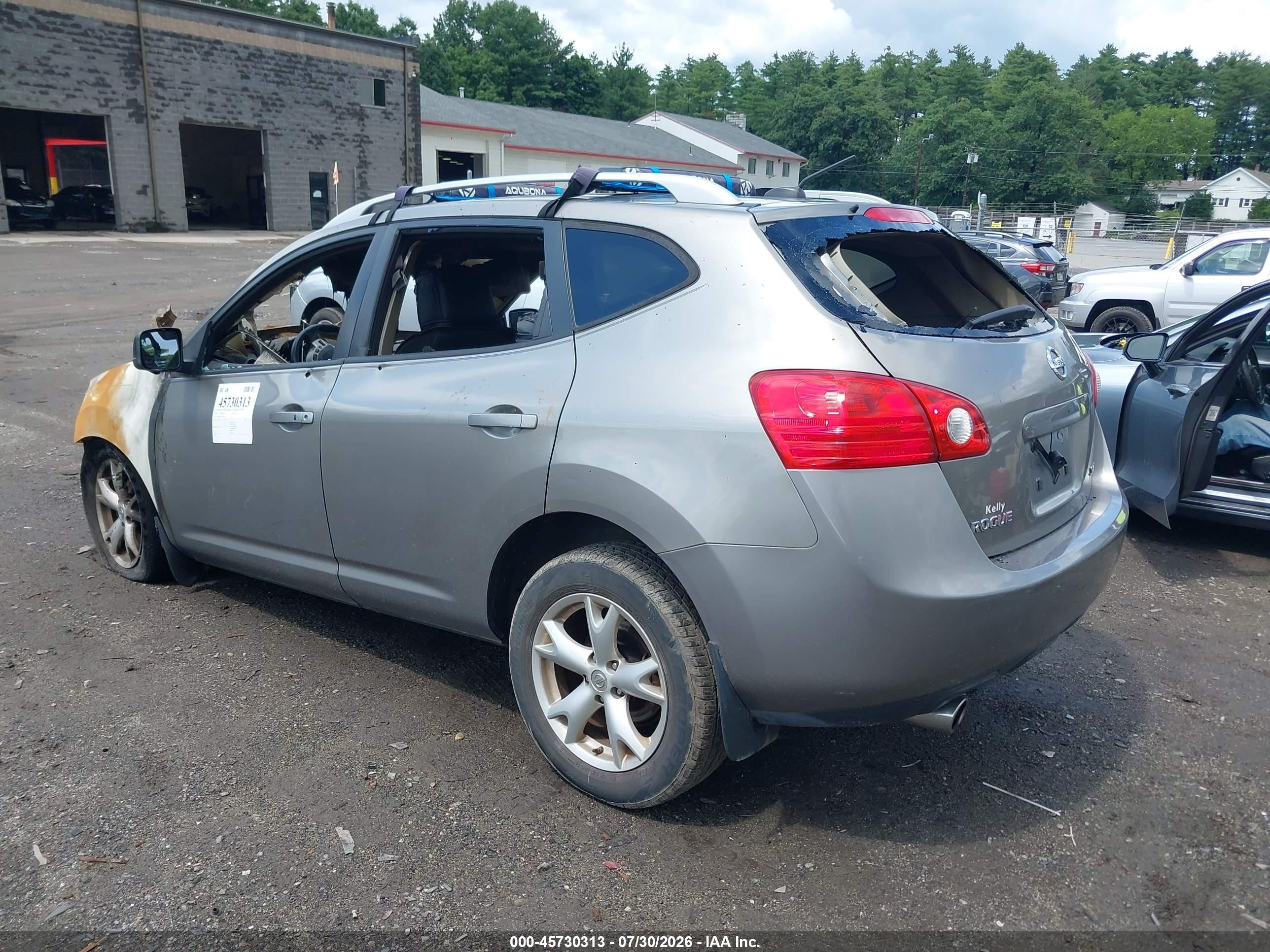 2009 Nissan Rogue Sl Gray vin: JN8AS58V19W170460