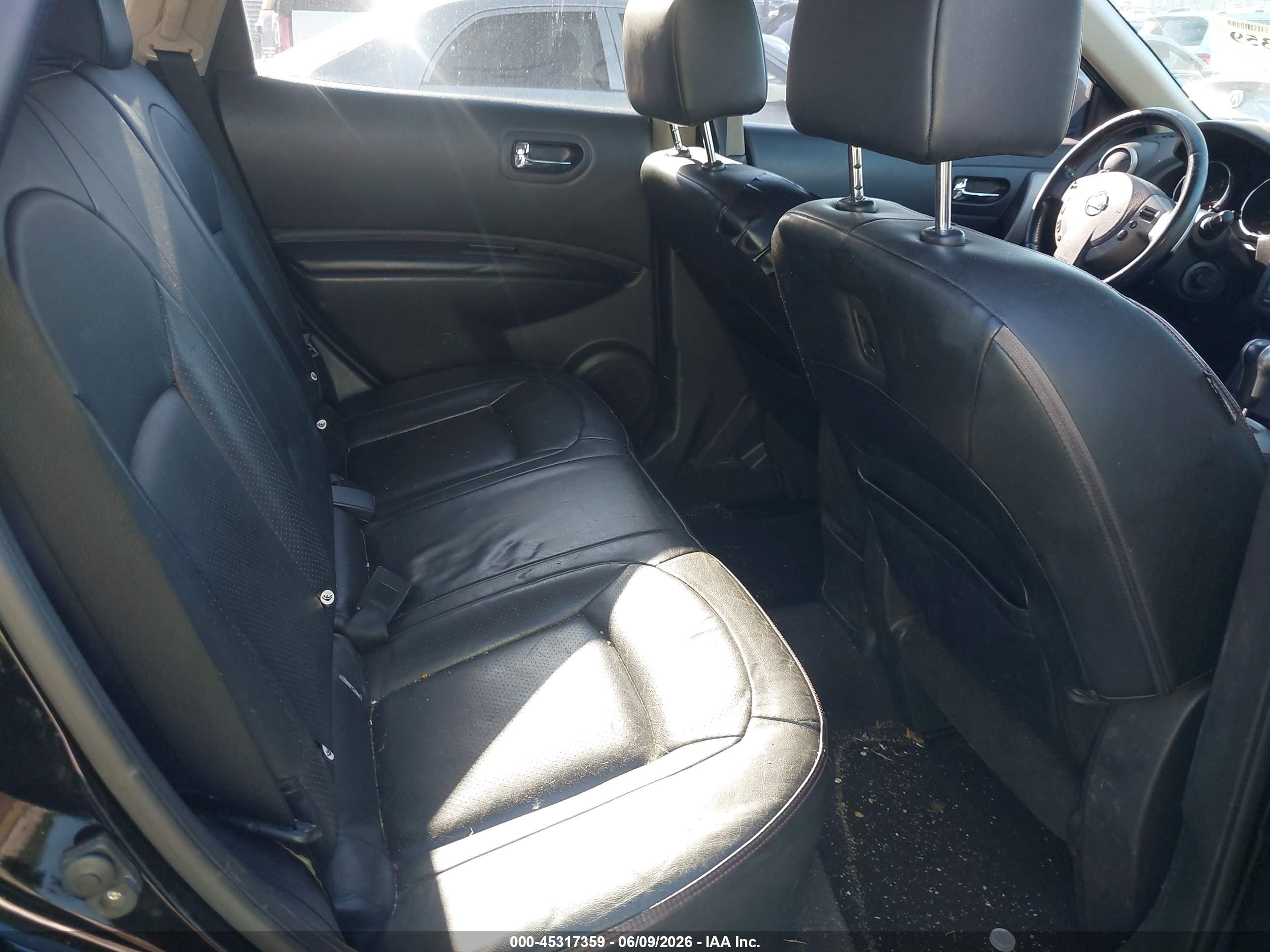 2009 Nissan Rogue Sl Black vin: JN8AS58V19W171723