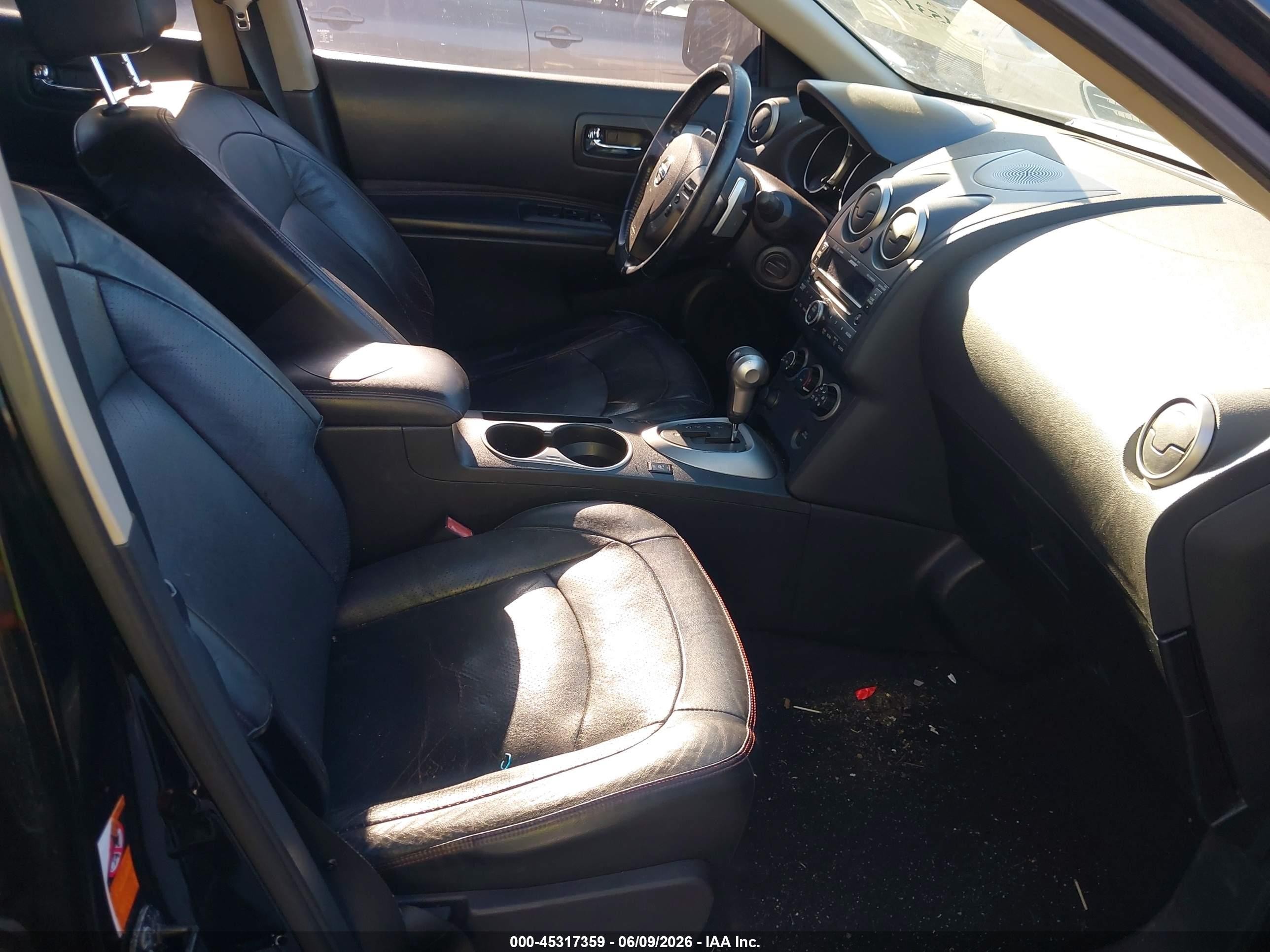 2009 Nissan Rogue Sl Black vin: JN8AS58V19W171723
