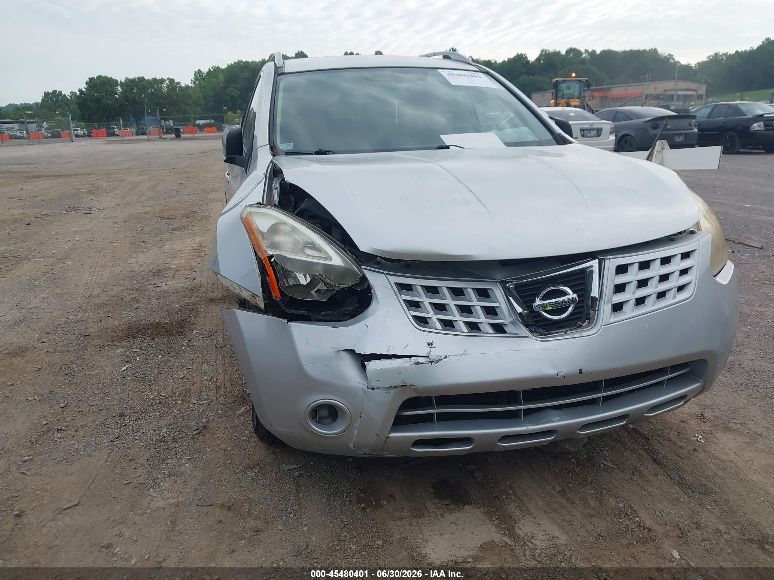 2009 Nissan Rogue Sl Silver vin: JN8AS58V19W178980