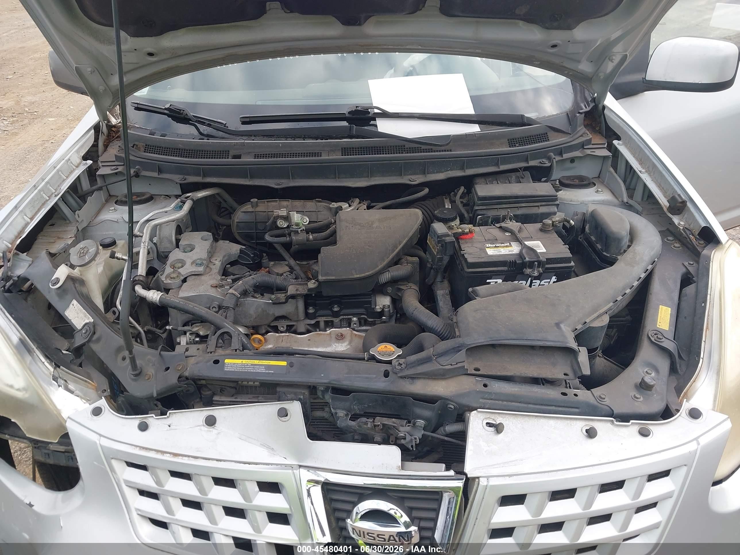 2009 Nissan Rogue Sl Silver vin: JN8AS58V19W178980