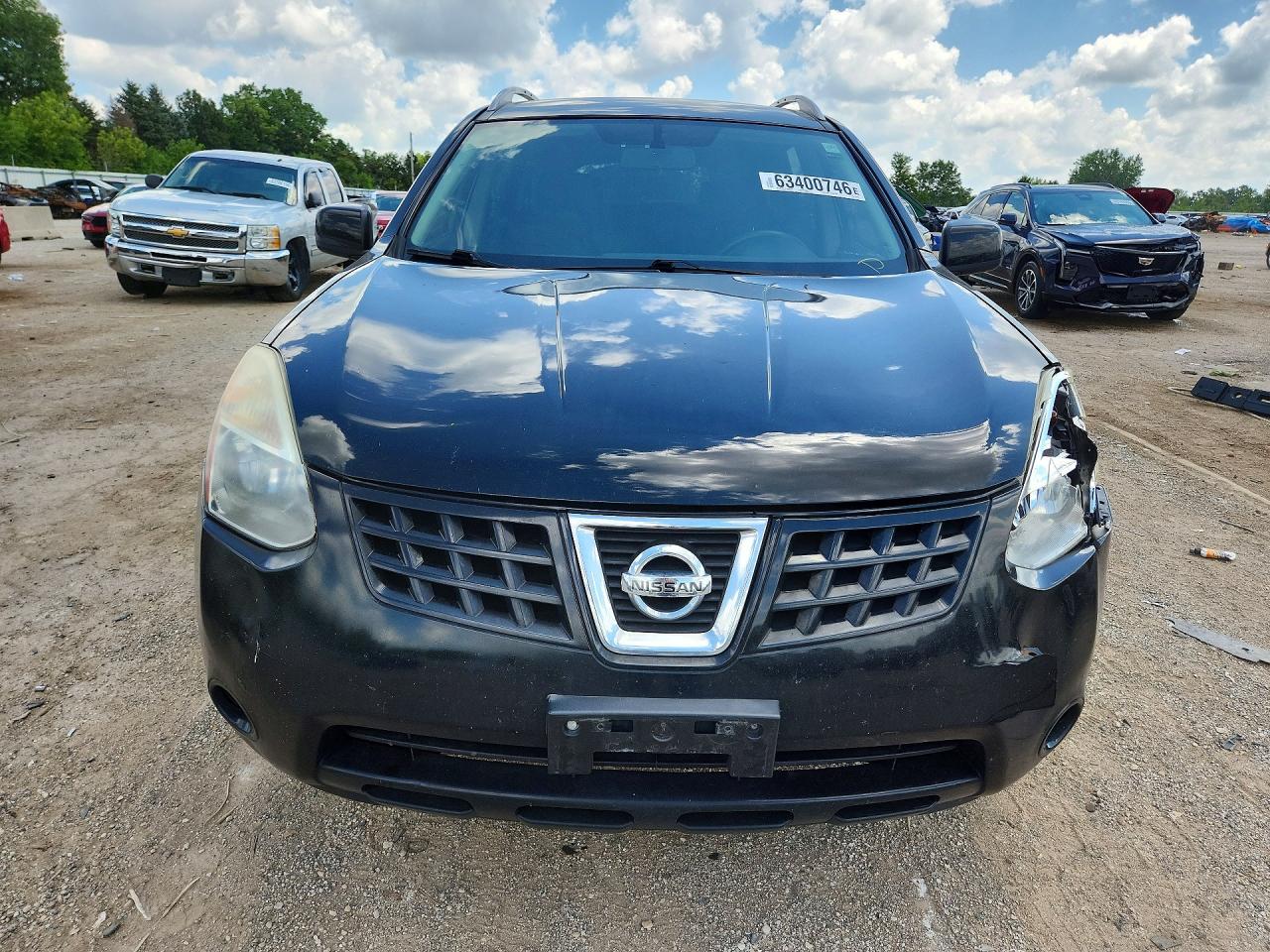 2009 Nissan Rogue S Black vin: JN8AS58V19W184570