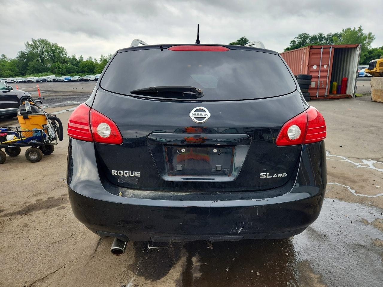 2009 Nissan Rogue S Черный vin: JN8AS58V19W194015