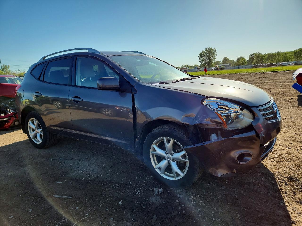2009 Nissan Rogue S Brown vin: JN8AS58V19W434454