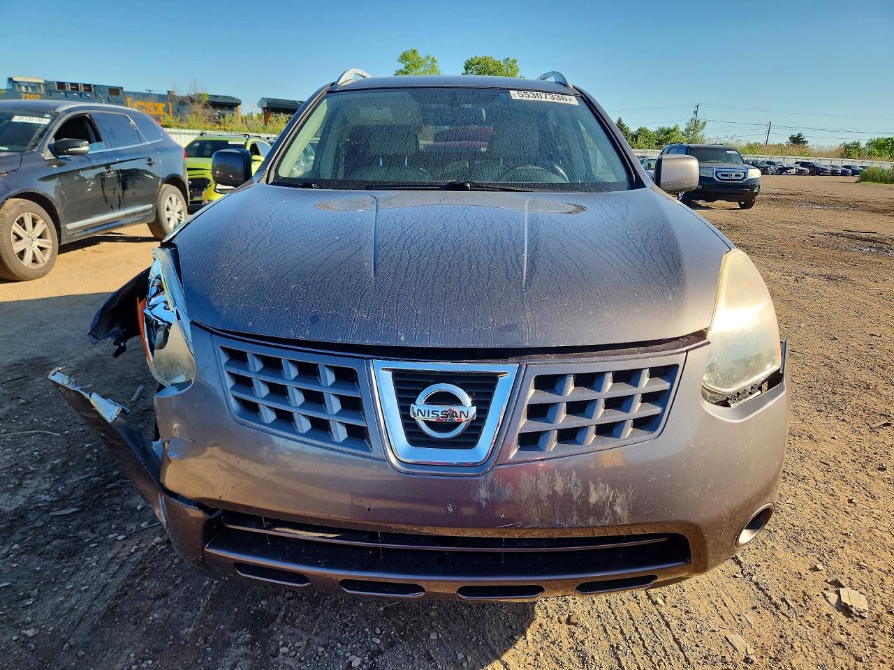 2009 Nissan Rogue S Brown vin: JN8AS58V19W434454