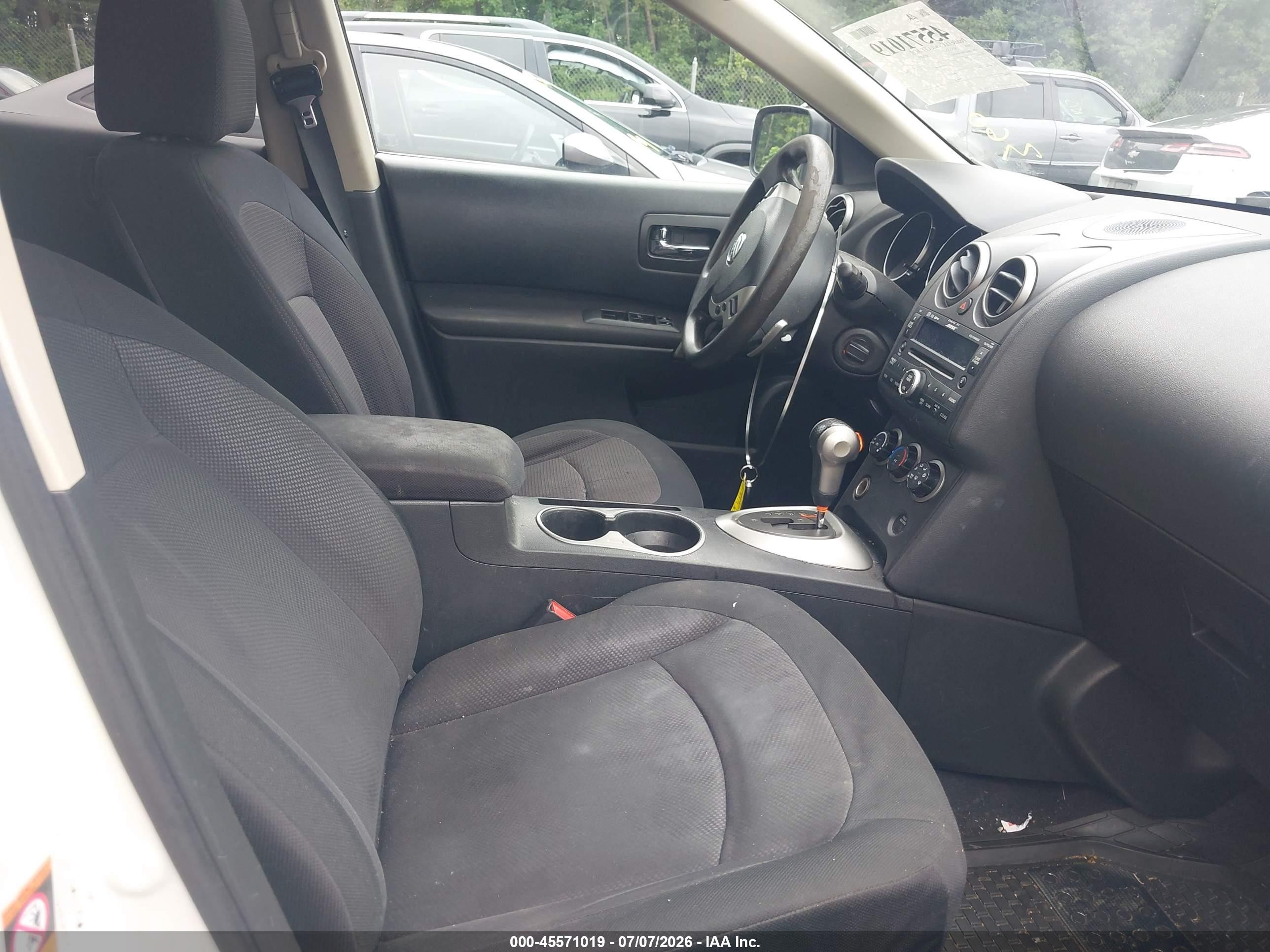 2009 Nissan Rogue Sl White vin: JN8AS58V19W439329