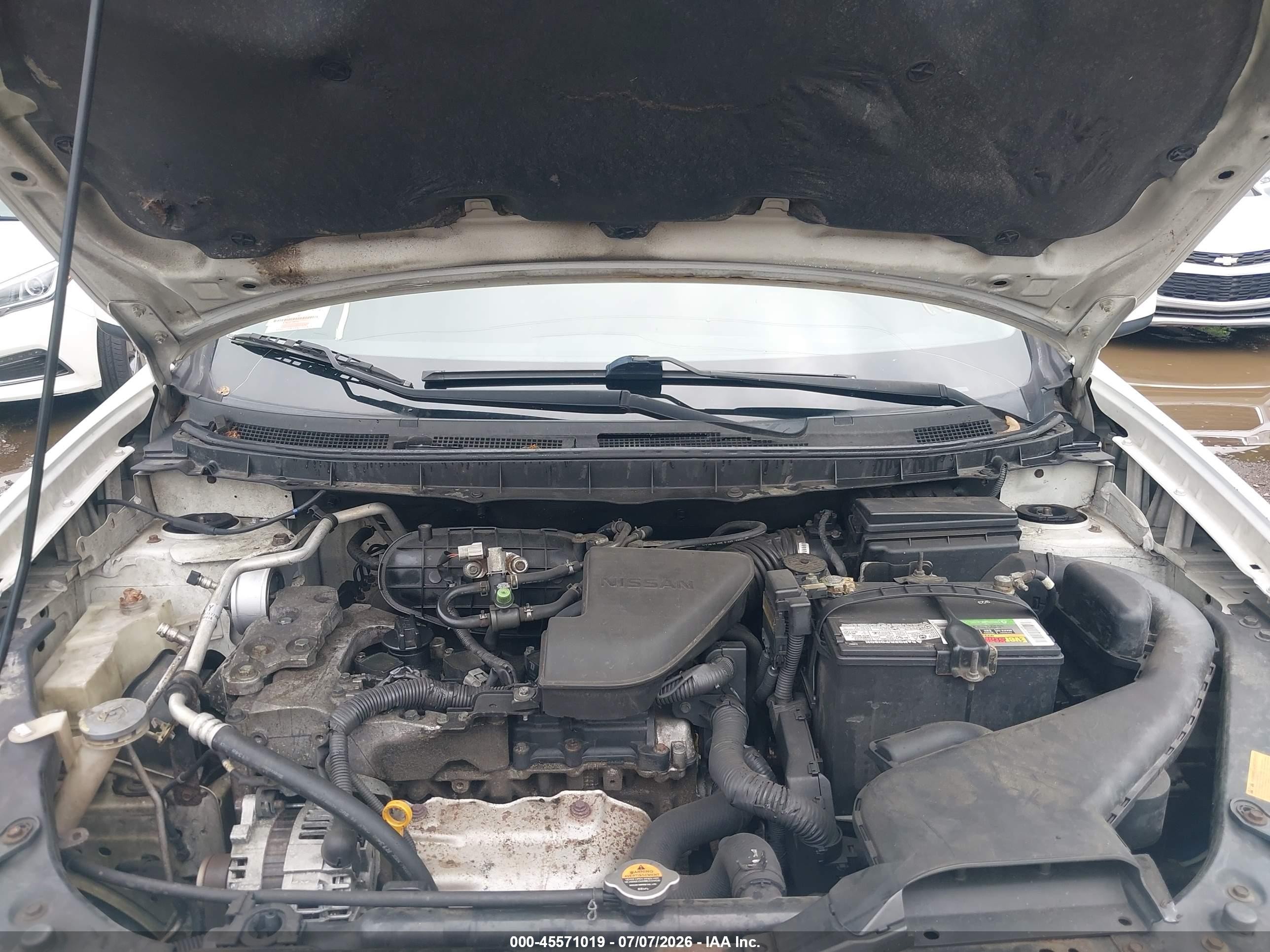 2009 Nissan Rogue Sl White vin: JN8AS58V19W439329