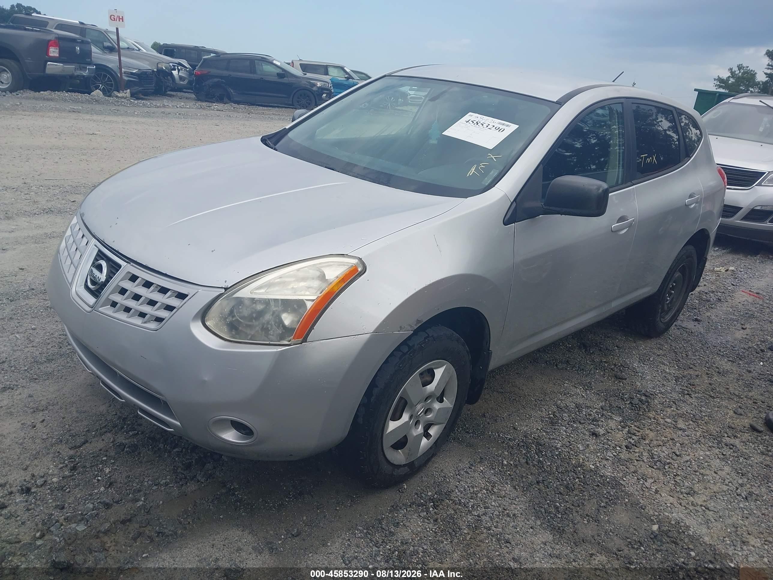 2009 Nissan Rogue S Серебряный vin: JN8AS58V19W448872