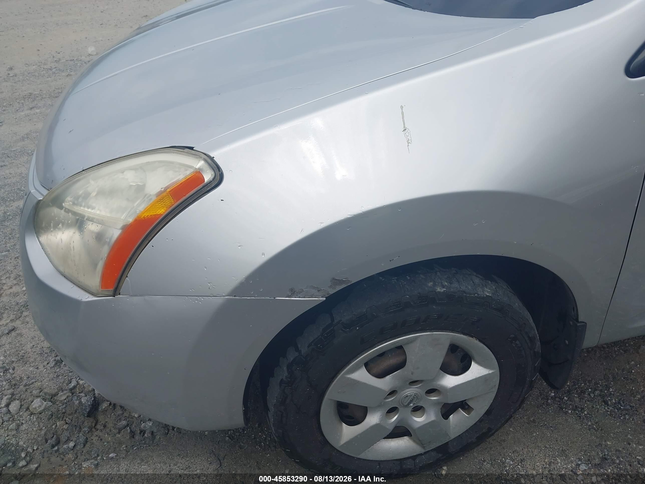 2009 Nissan Rogue S Серебряный vin: JN8AS58V19W448872