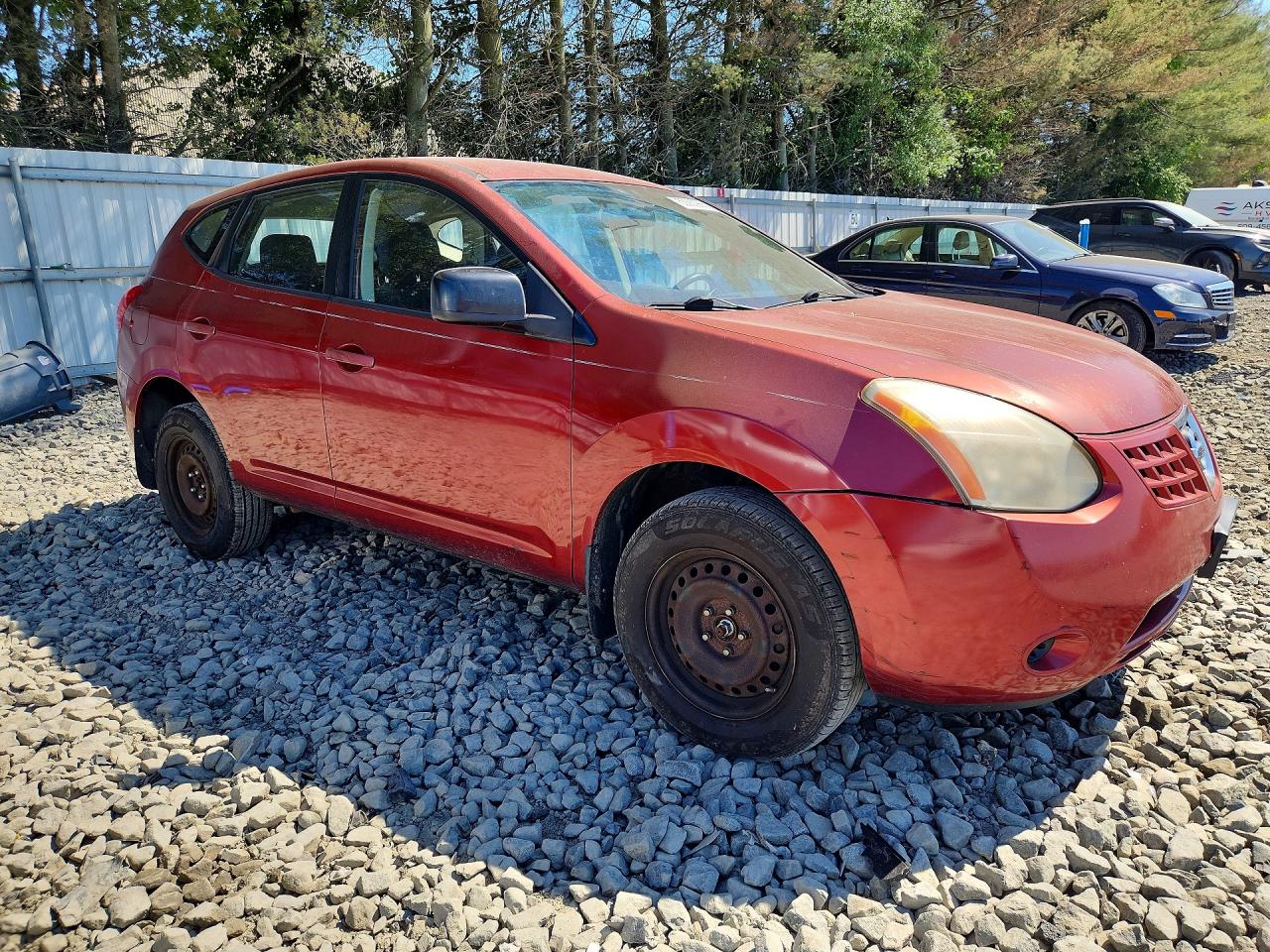 2008 Nissan Rogue S Red vin: JN8AS58V28W110928