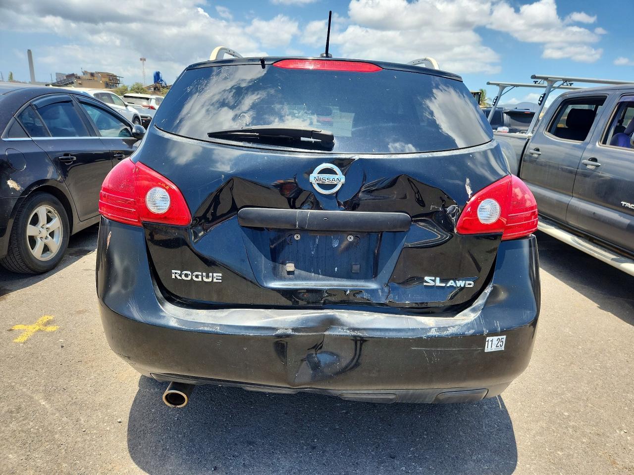 2008 Nissan Rogue S/sl Black vin: JN8AS58V28W112498