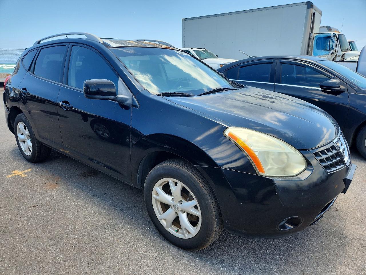 2008 Nissan Rogue S/sl Black vin: JN8AS58V28W112498