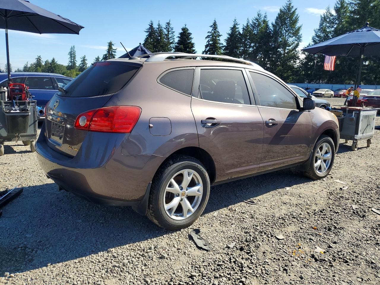 2008 Nissan Rogue S/sl Charcoal vin: JN8AS58V28W118639
