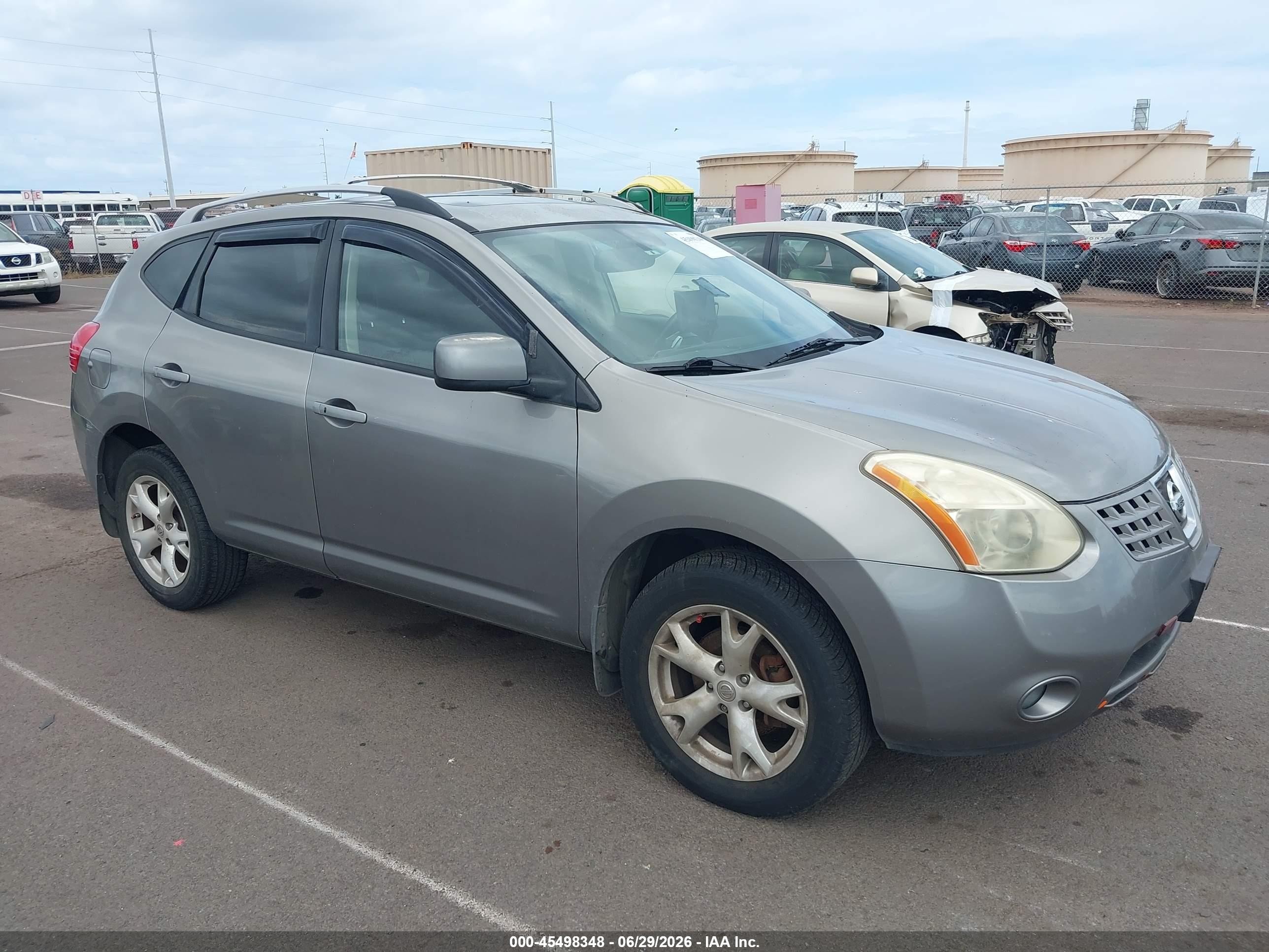 2008 Nissan Rogue Sl Silver vin: JN8AS58V28W120195