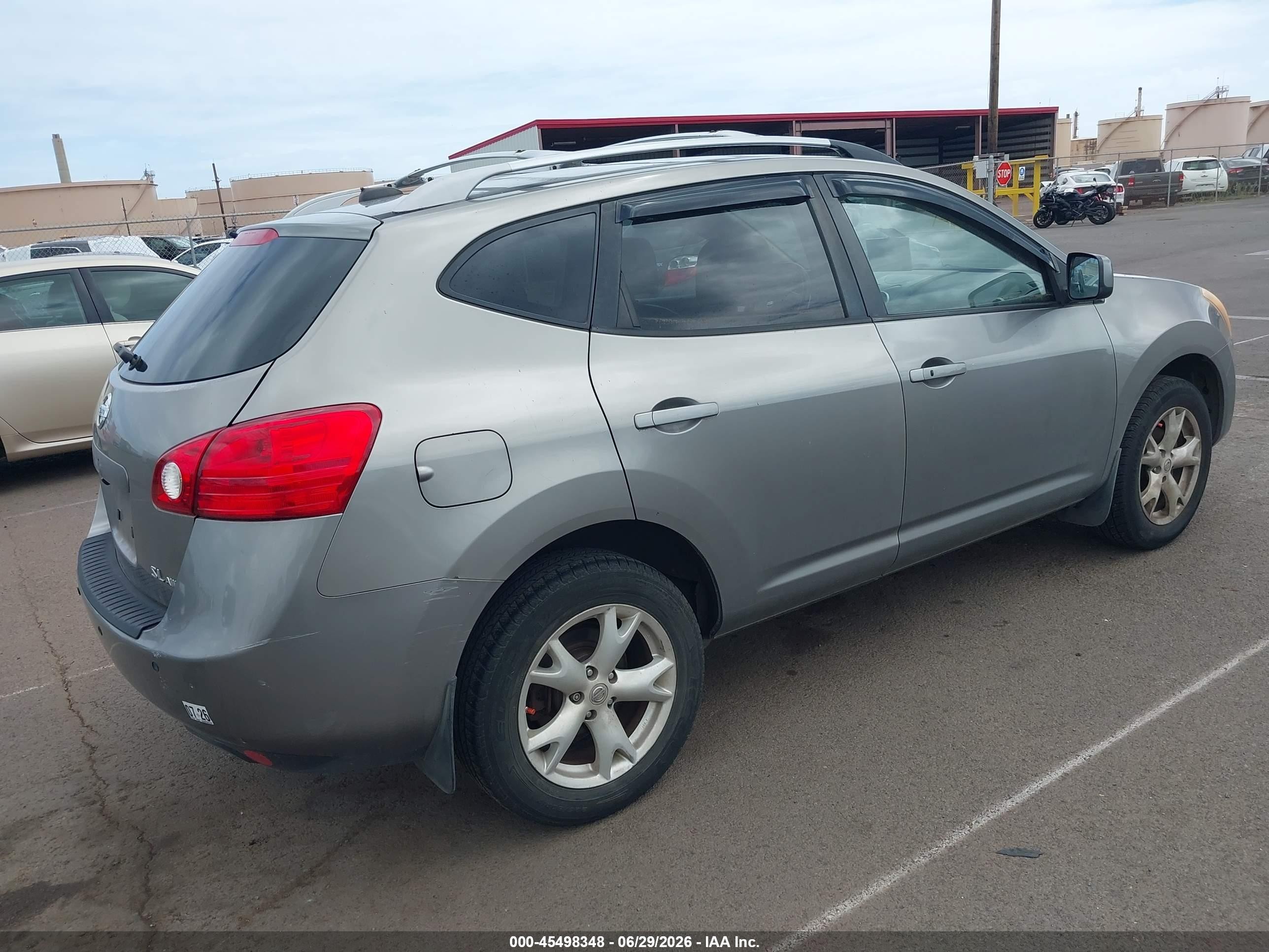 2008 Nissan Rogue Sl Silver vin: JN8AS58V28W120195