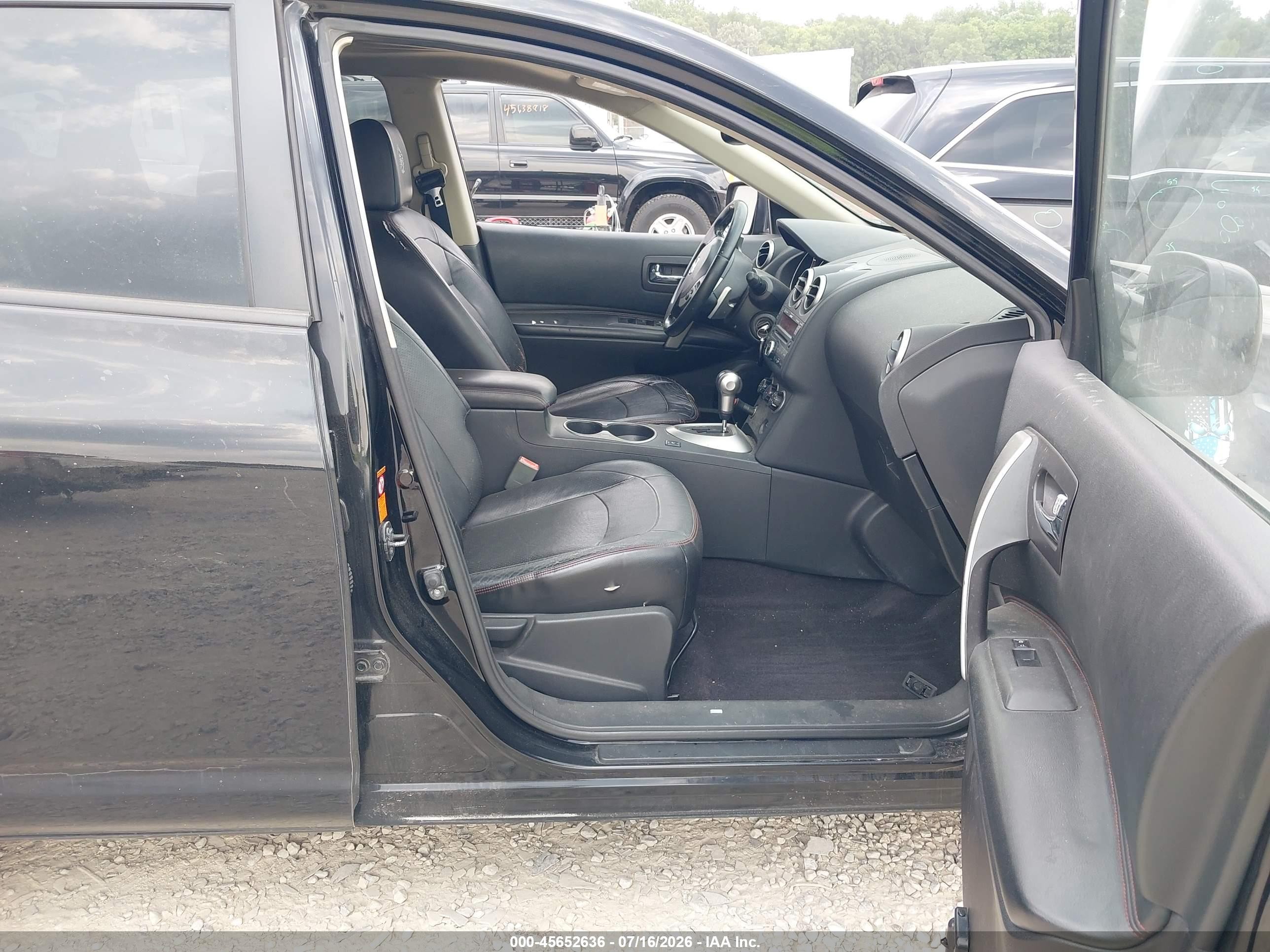 2008 Nissan Rogue Sl Black vin: JN8AS58V28W123534